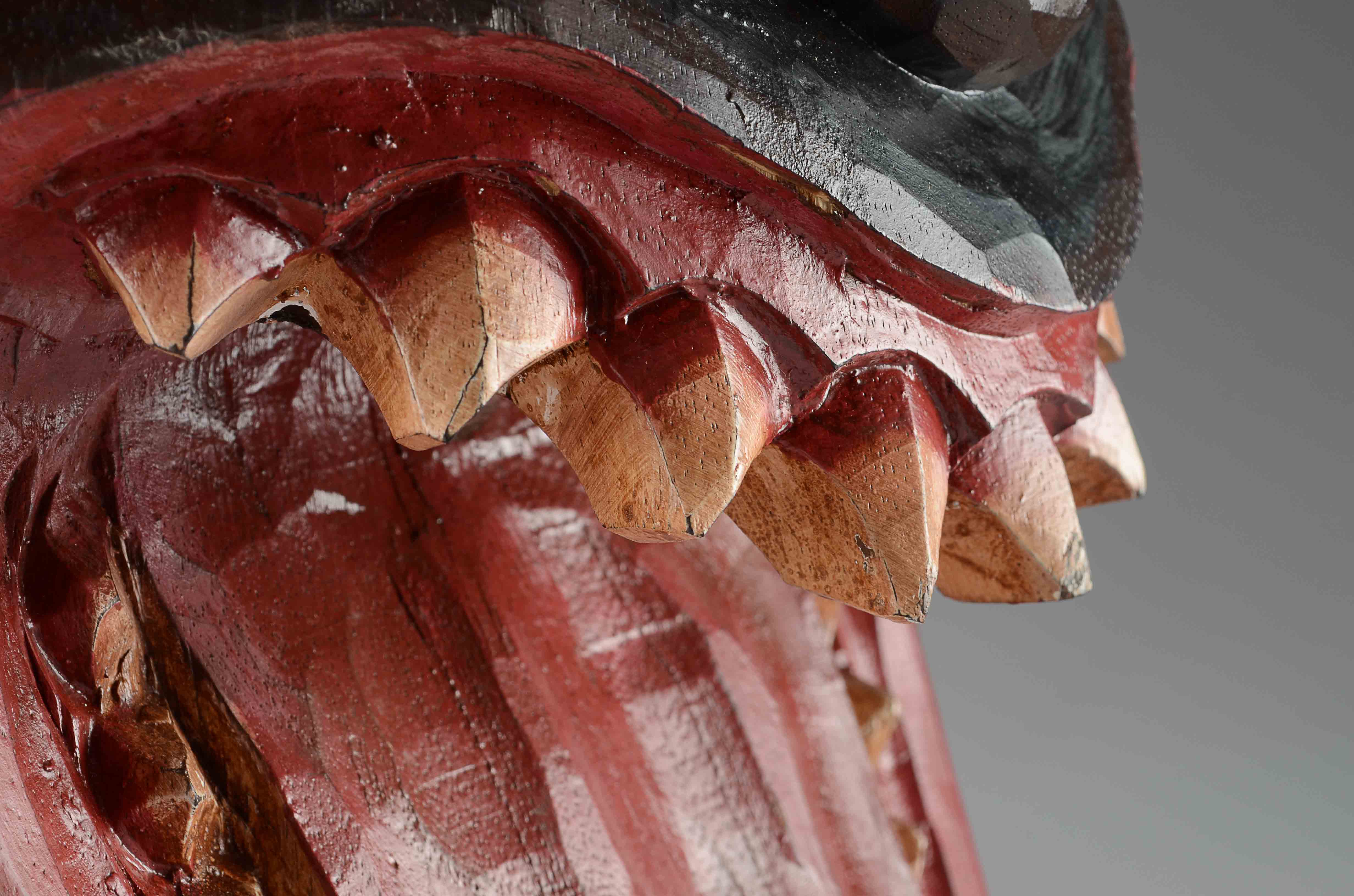 Solid Wood Tribal Carving