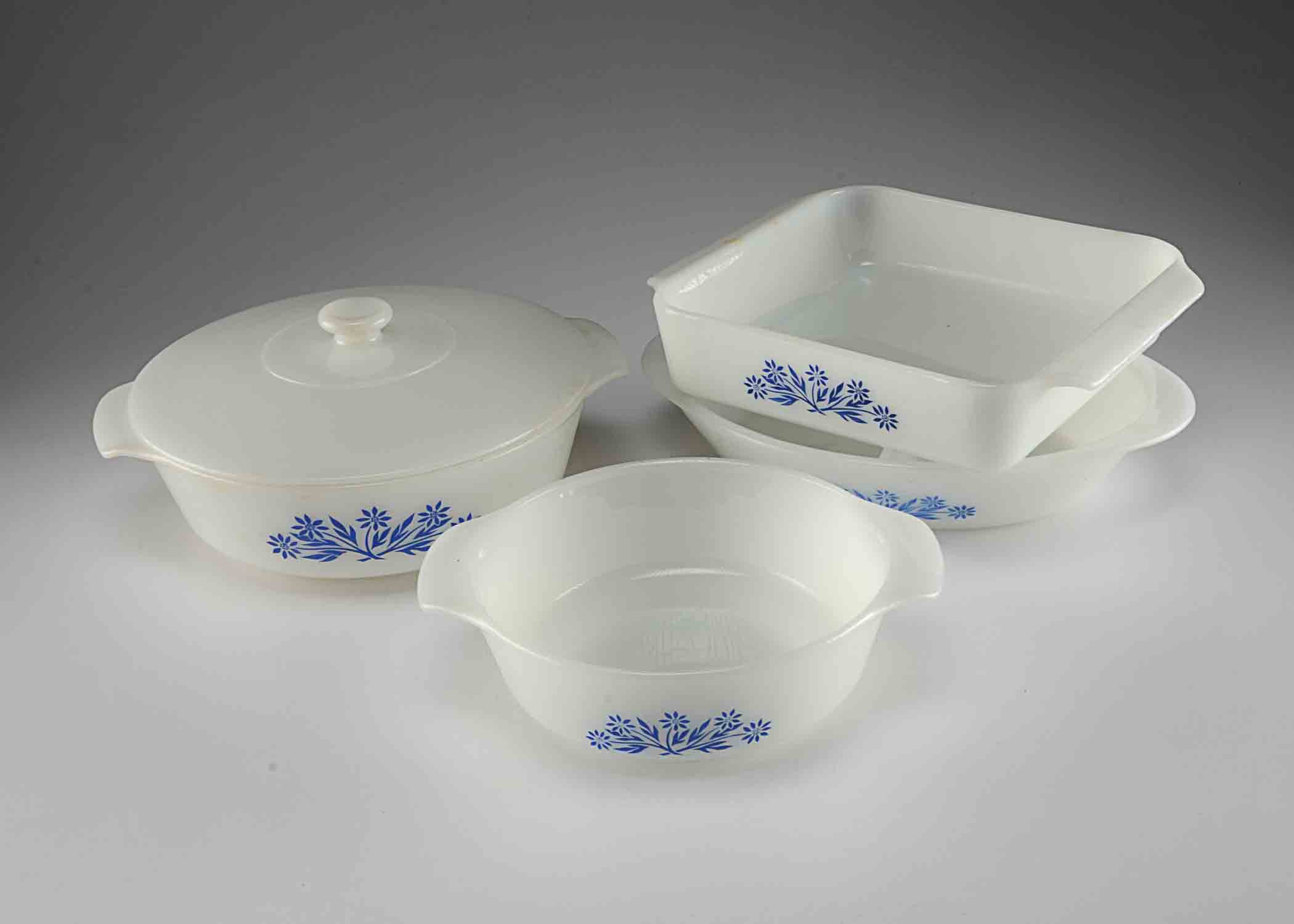  C. 1950's Assorted Fire King-Anchor Hocking Glass