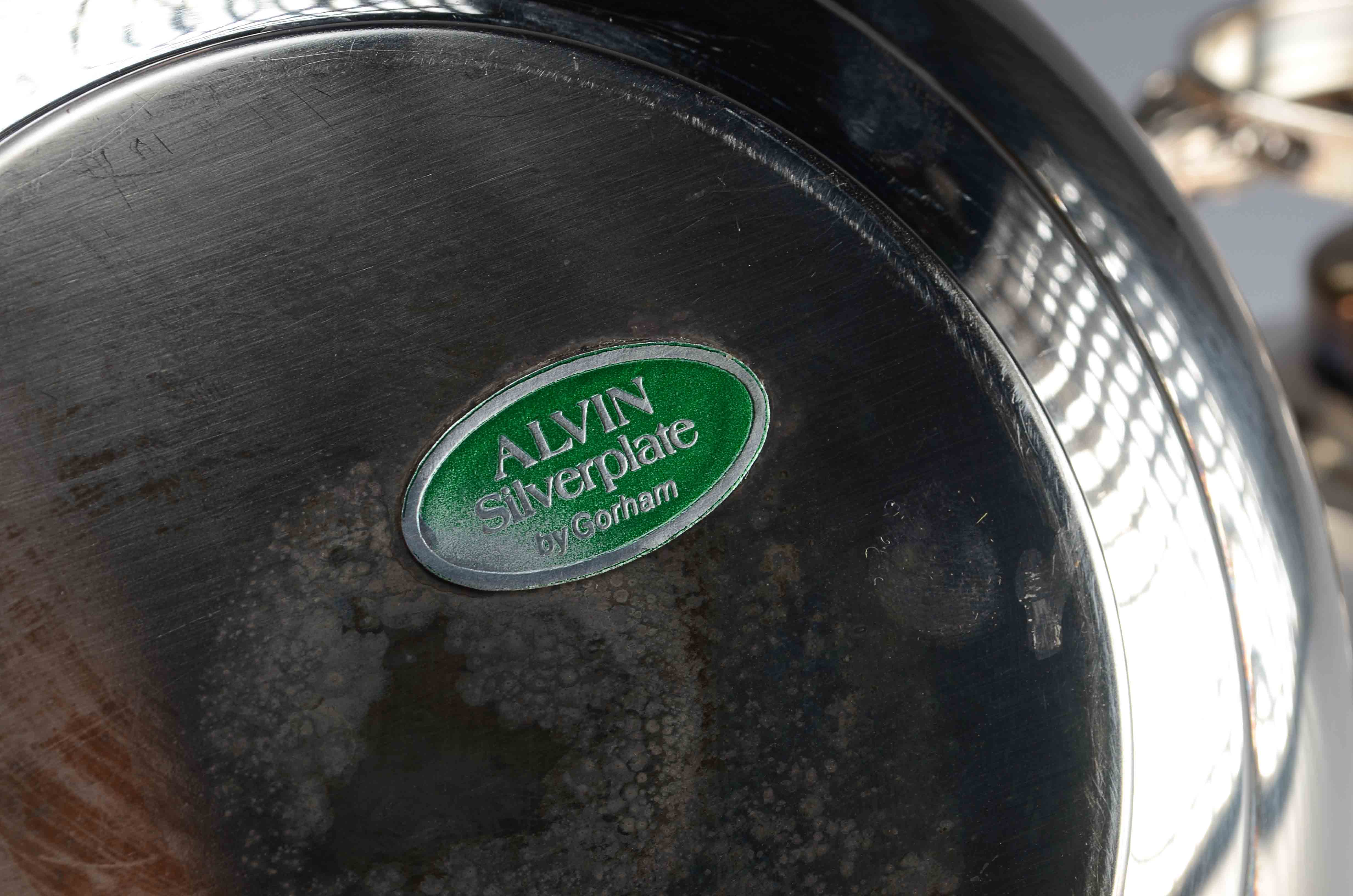 Gorham Silverplate Chafing Dish and Heating Element