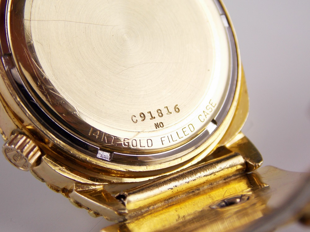 One Of A Kind Gents Gold Nugget Watch