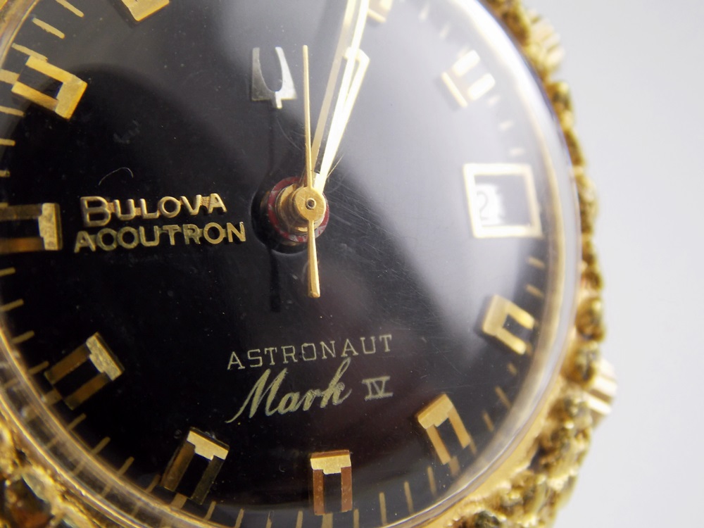 One Of A Kind Gents Gold Nugget Watch