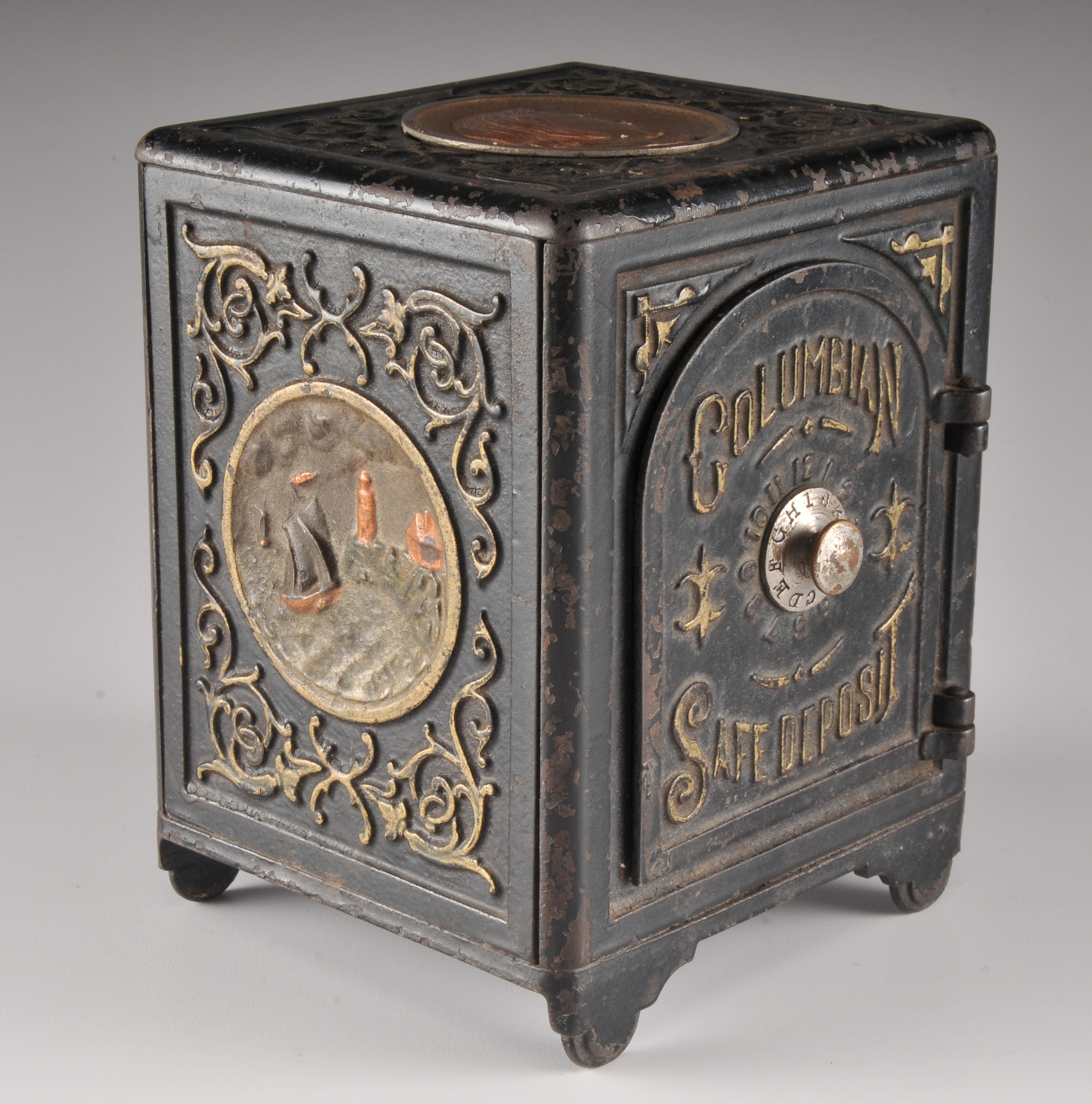 Vintage Columbian Safe Deposit Box