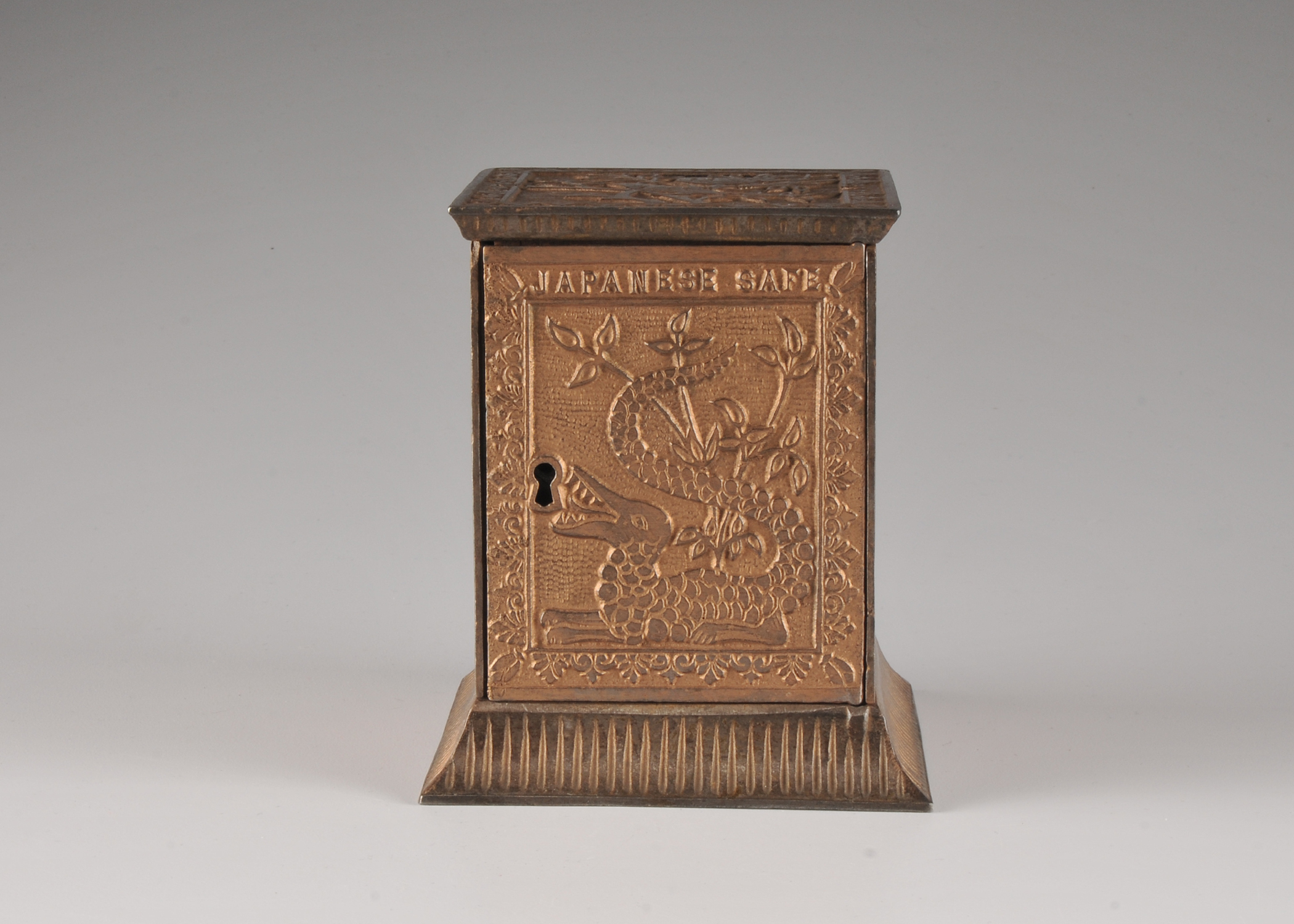 Cast Iron Japanese Safe Deposit Box