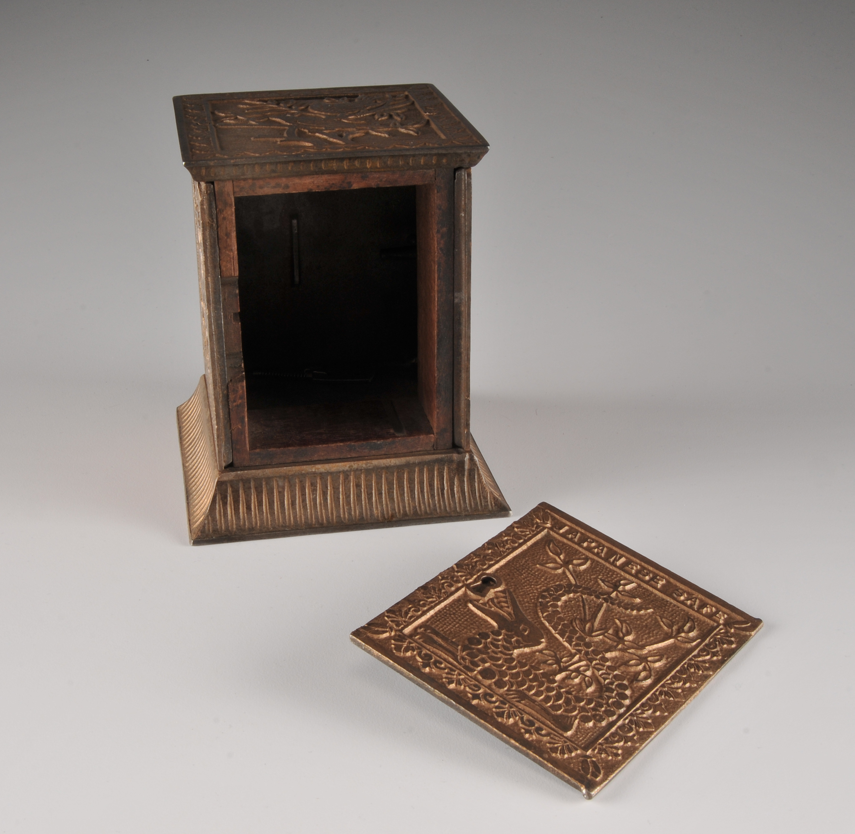 Cast Iron Japanese Safe Deposit Box