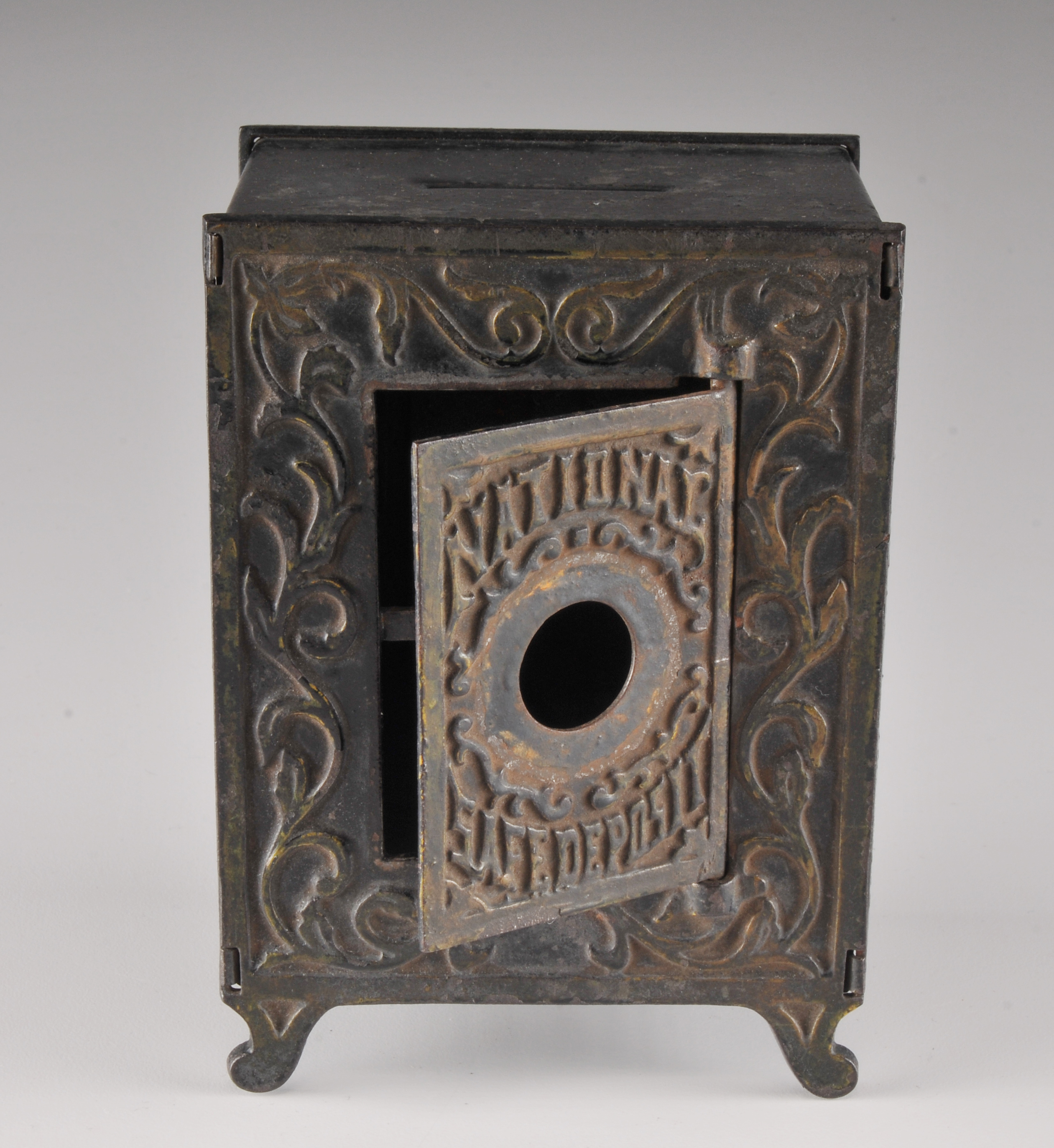 Cast Iron National Safe Deposit Box 