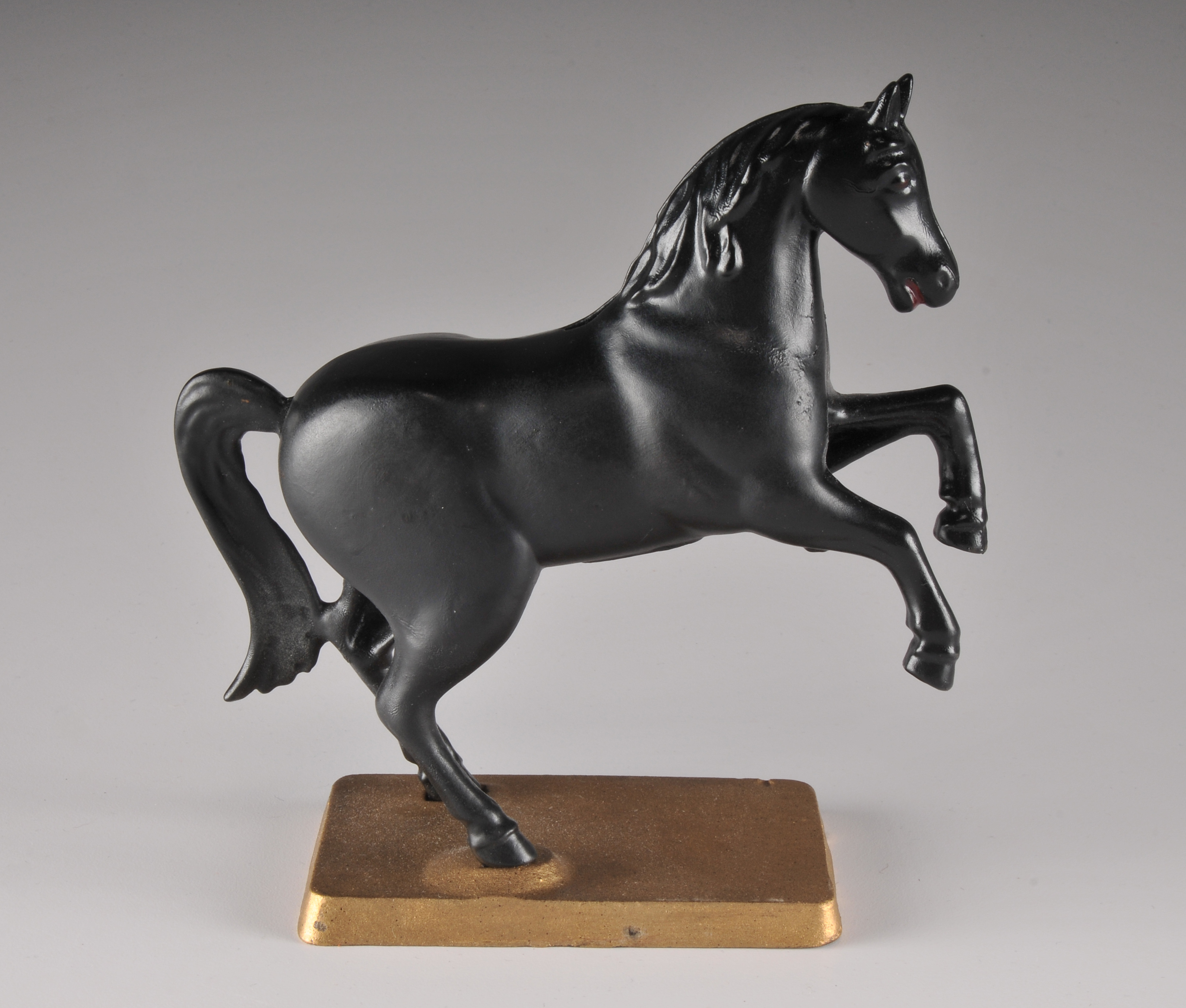 Cast Iron Black Horse Money Bank