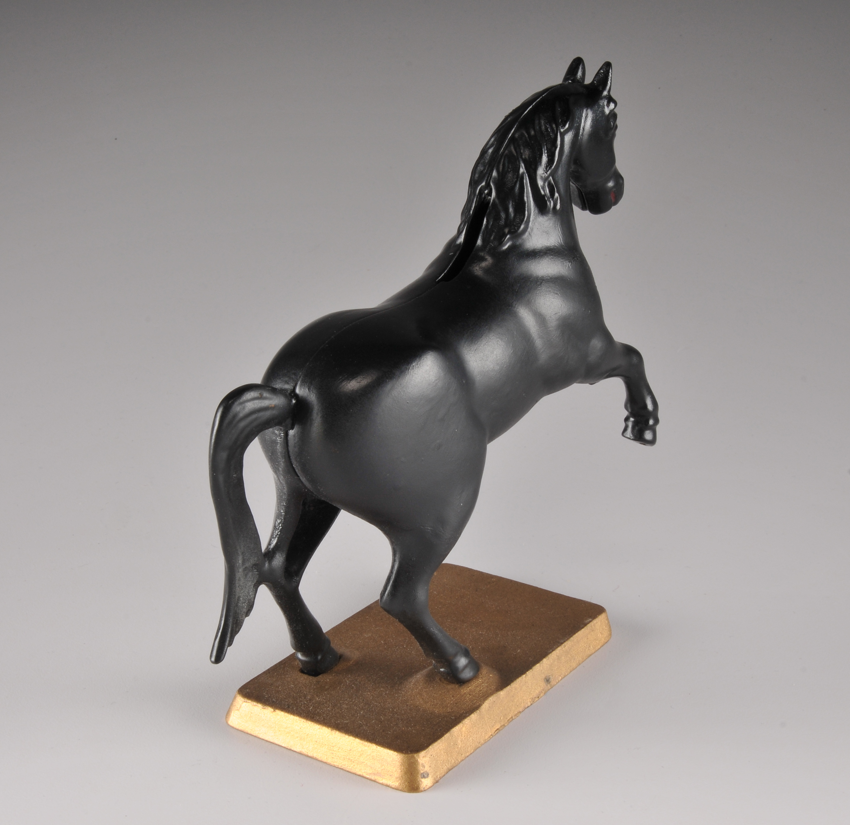 Cast Iron Black Horse Money Bank