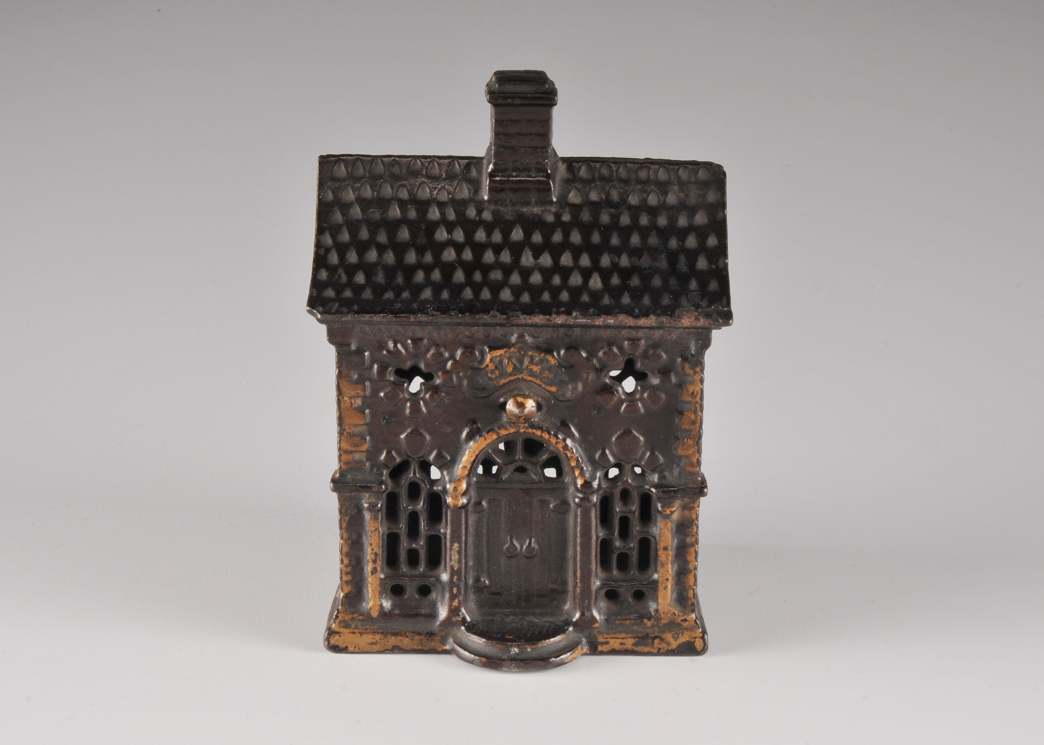 Vintage Cast Iron Still Money Bank