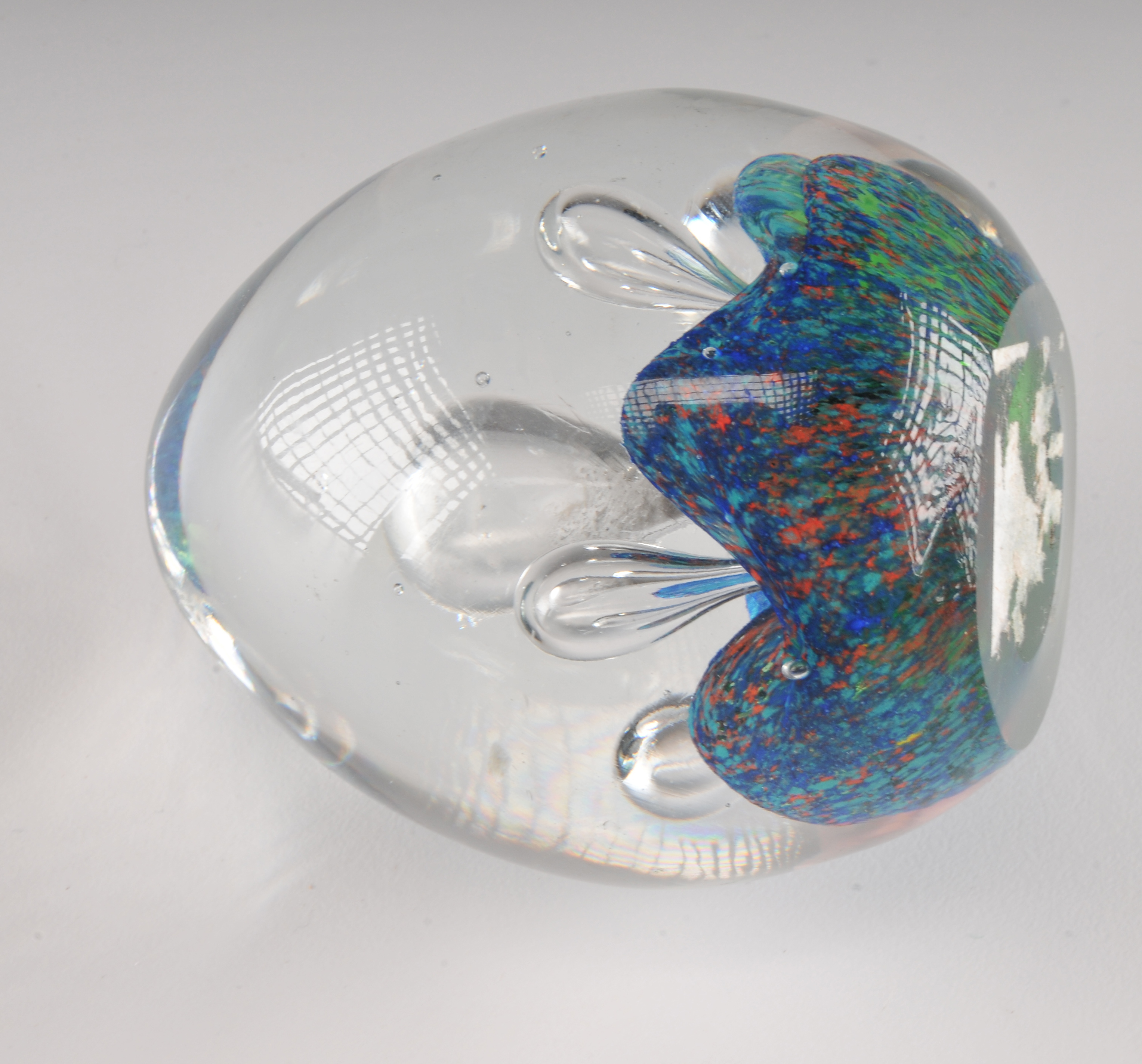 2 Art Glass Paperweights