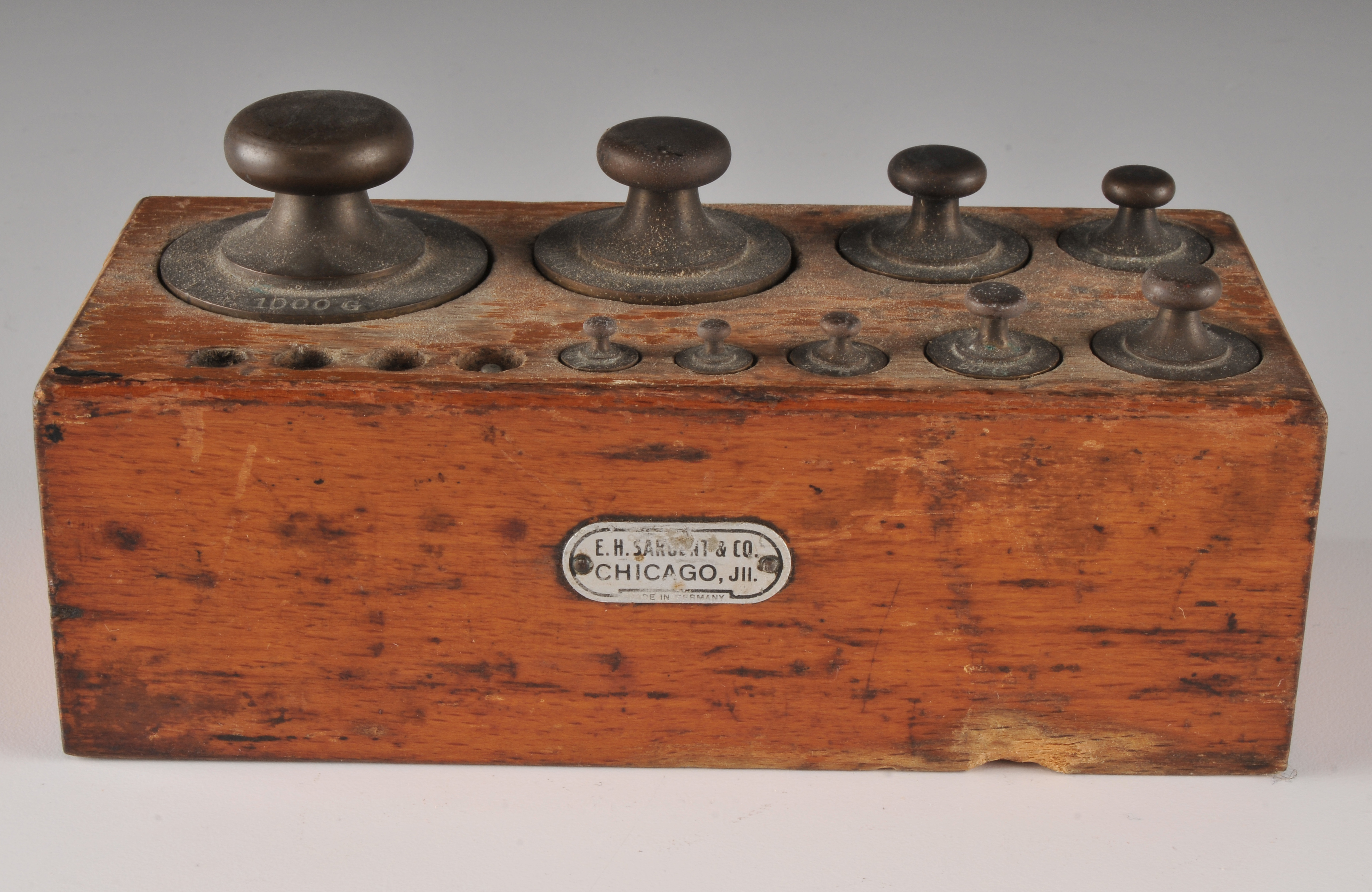 Vintage Brass Scale Weights