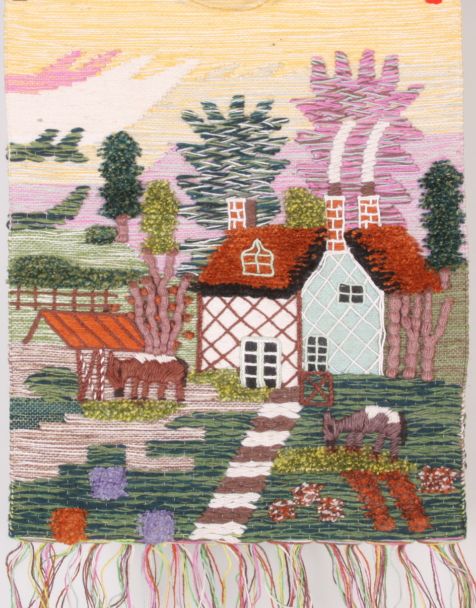 Grecian Hand Woven Wall Hanging