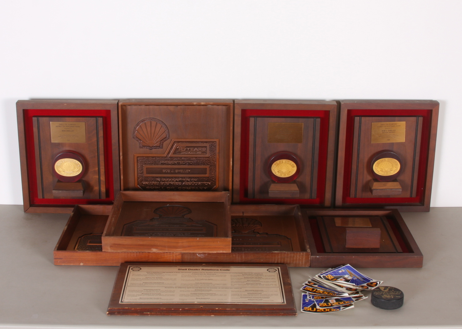 Lot of Shell Owner's Awards