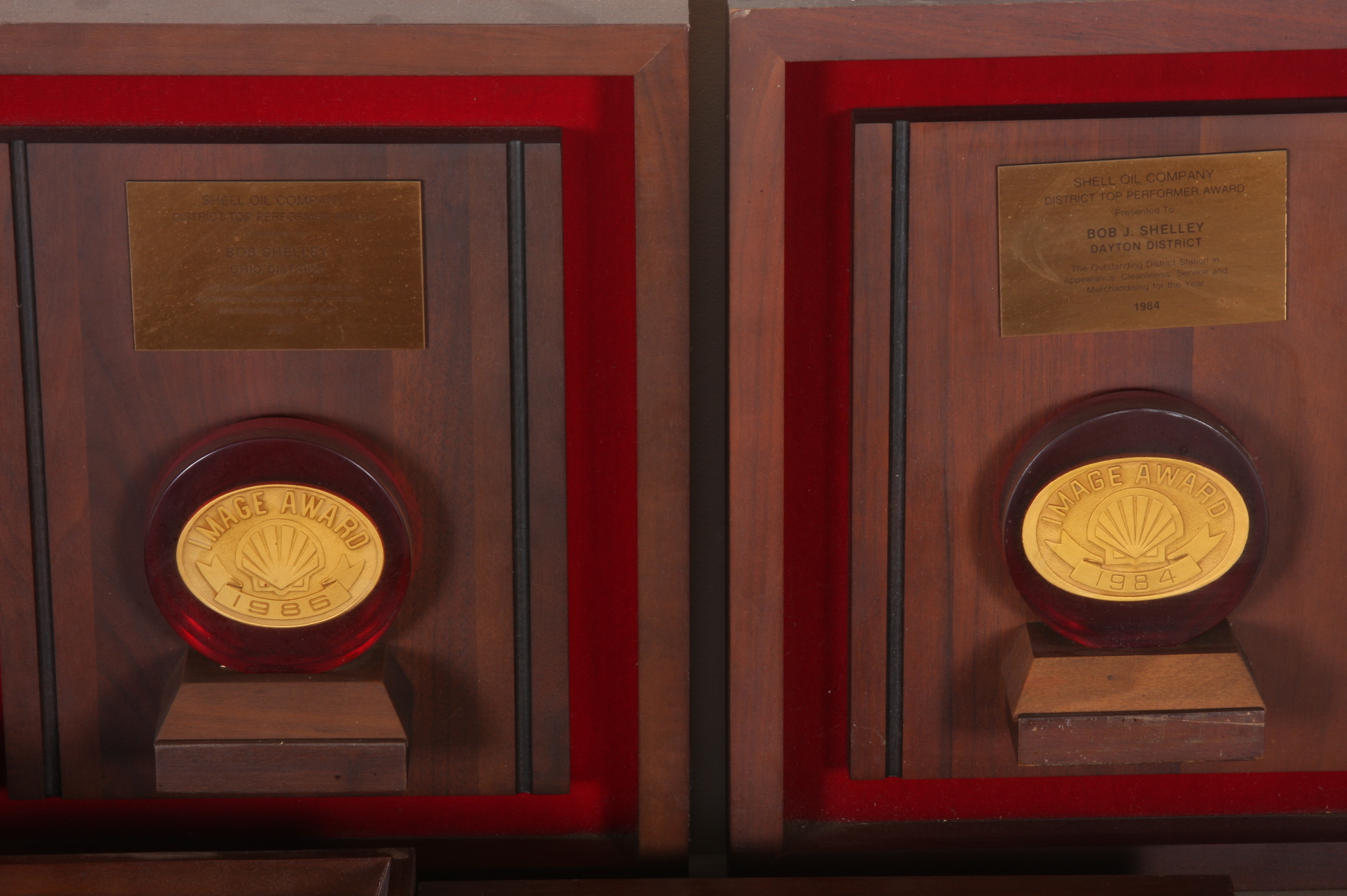 Lot of Shell Owner's Awards