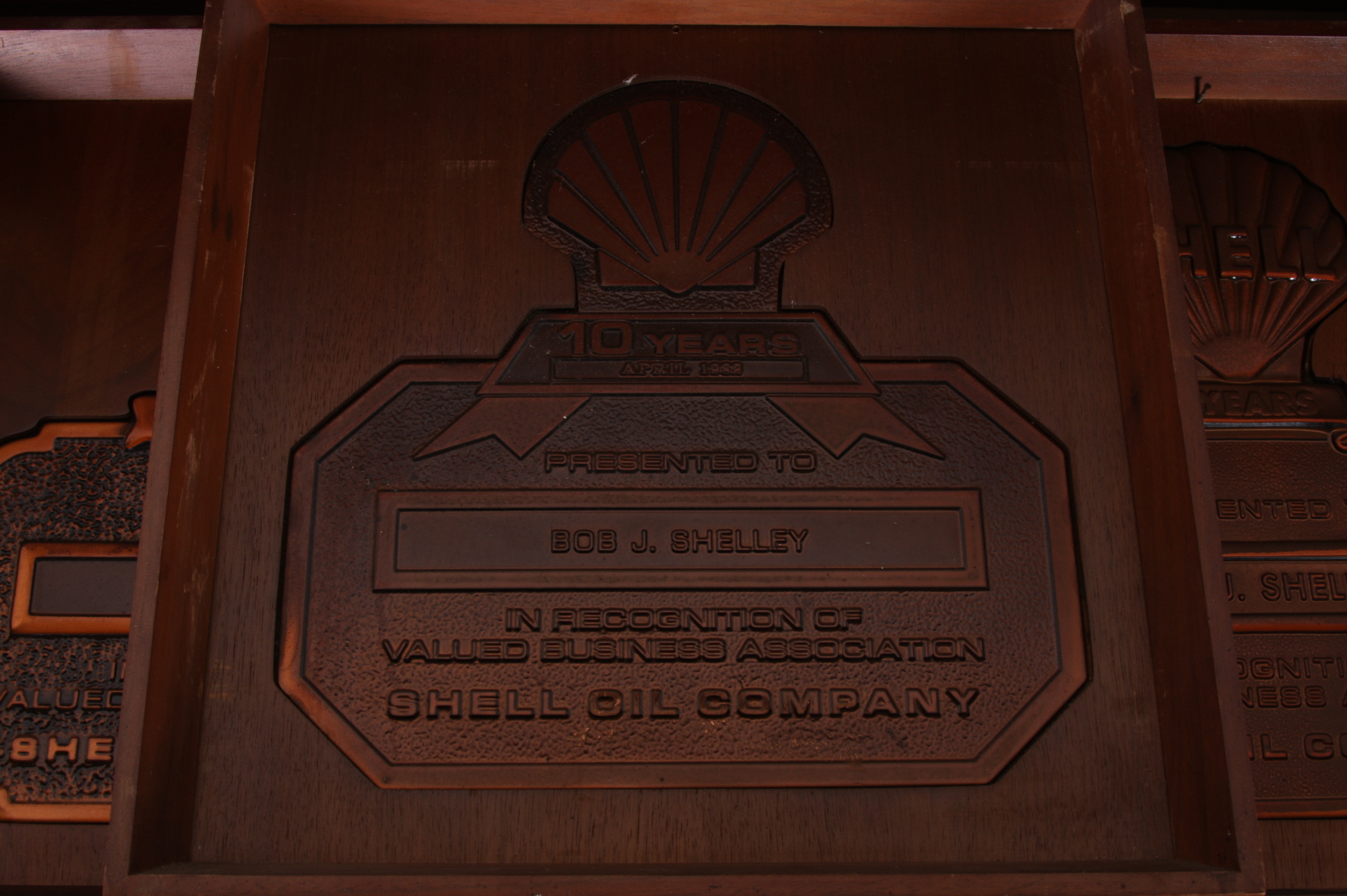 Lot of Shell Owner's Awards