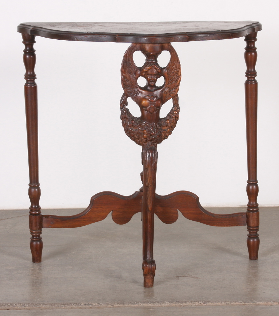 Antique Wall Console Table or Chair Side Table