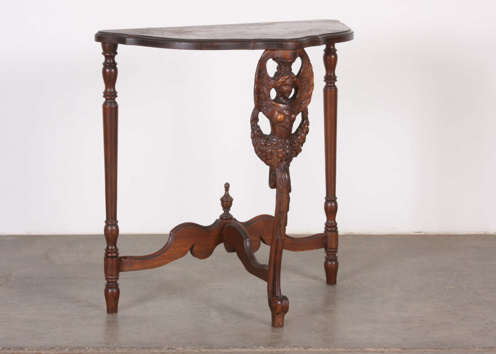 Antique Wall Console Table or Chair Side Table