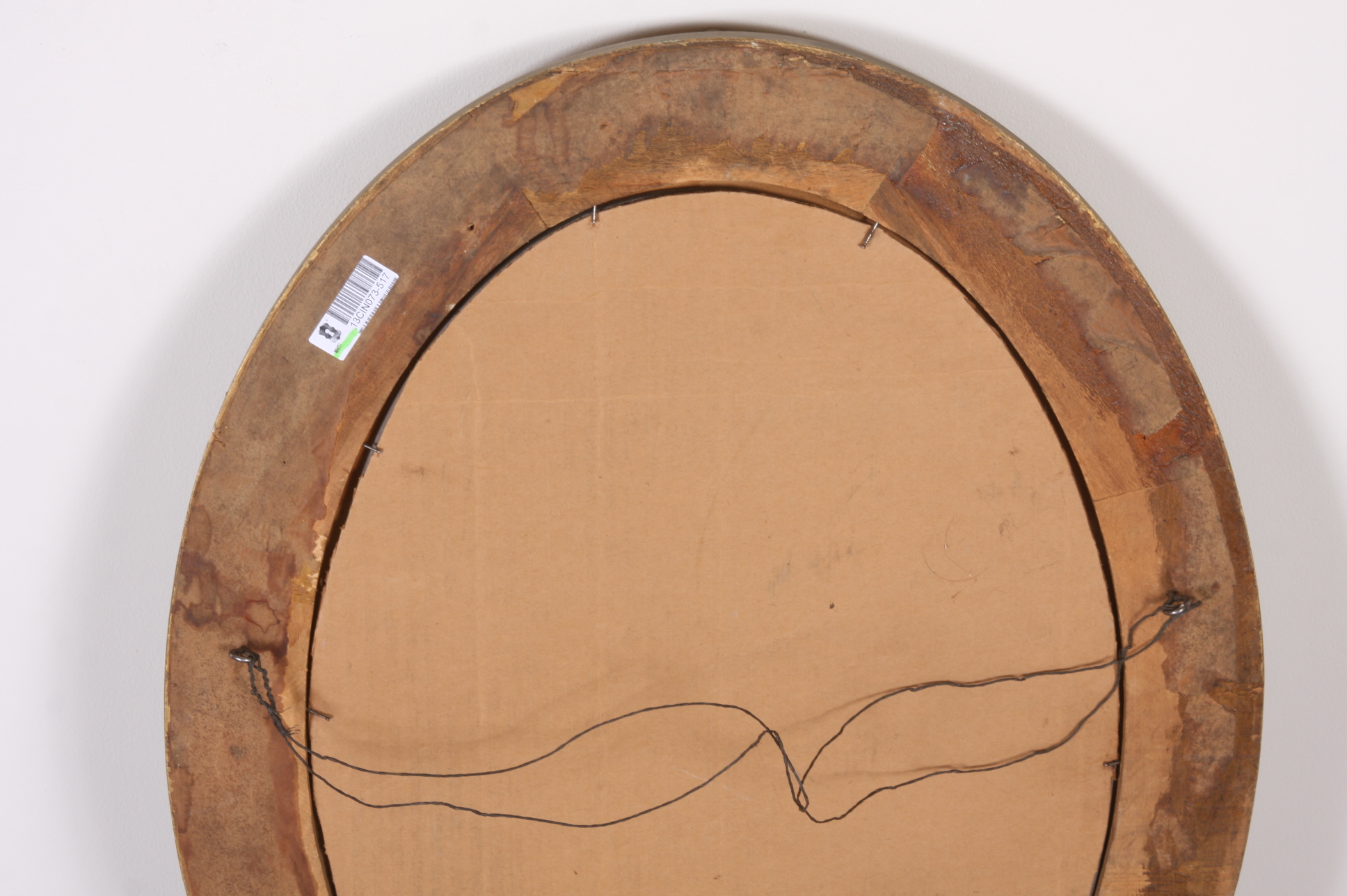 Gold Framed Ovular Mirror