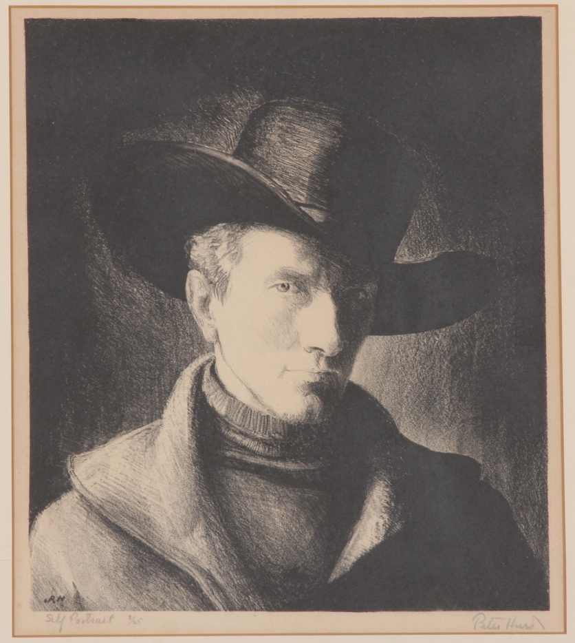 Original Peter Hurd Limited Edition Lithograph