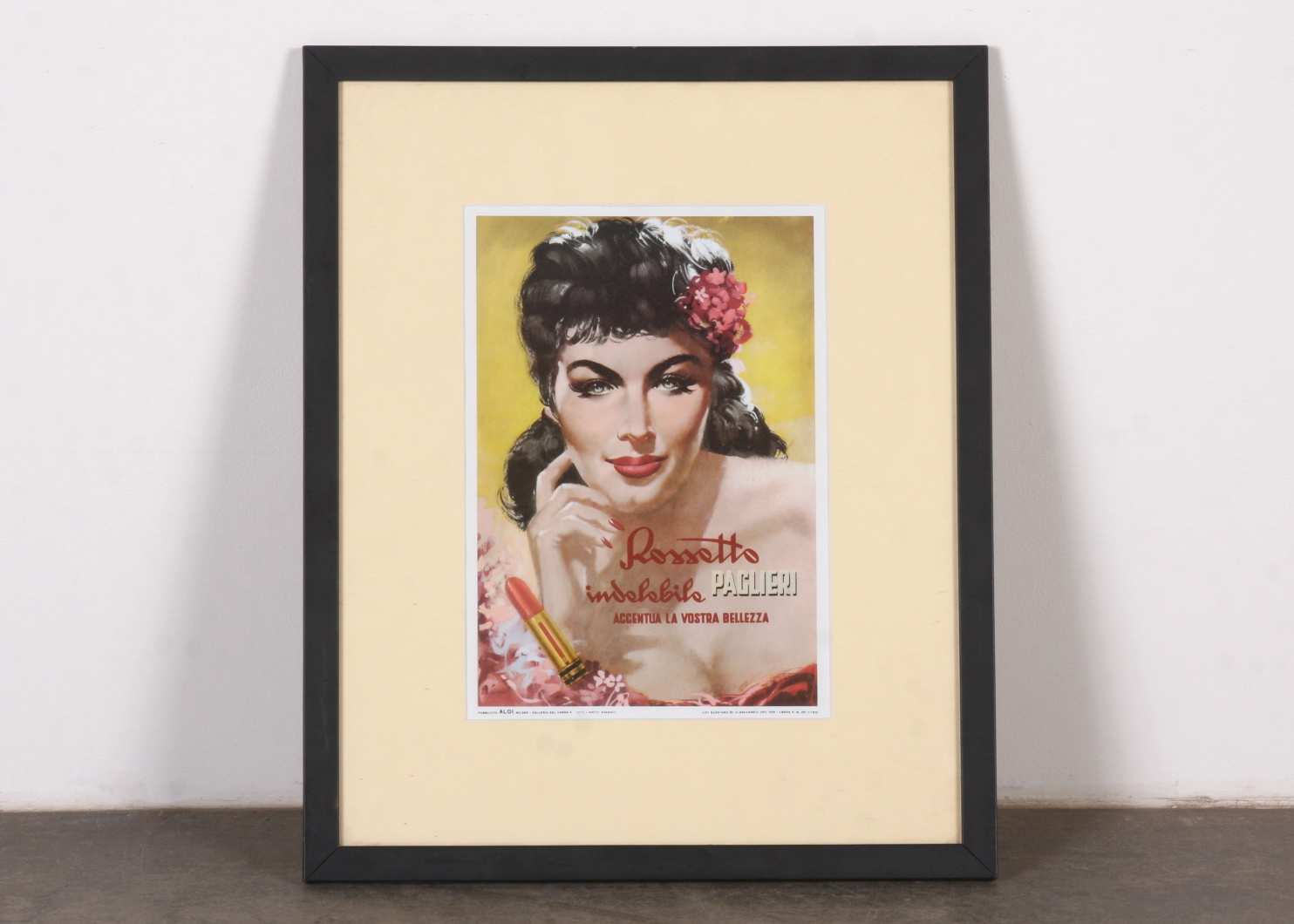 Rossetto Paglieri 1951 Lipstick Advertisemtn