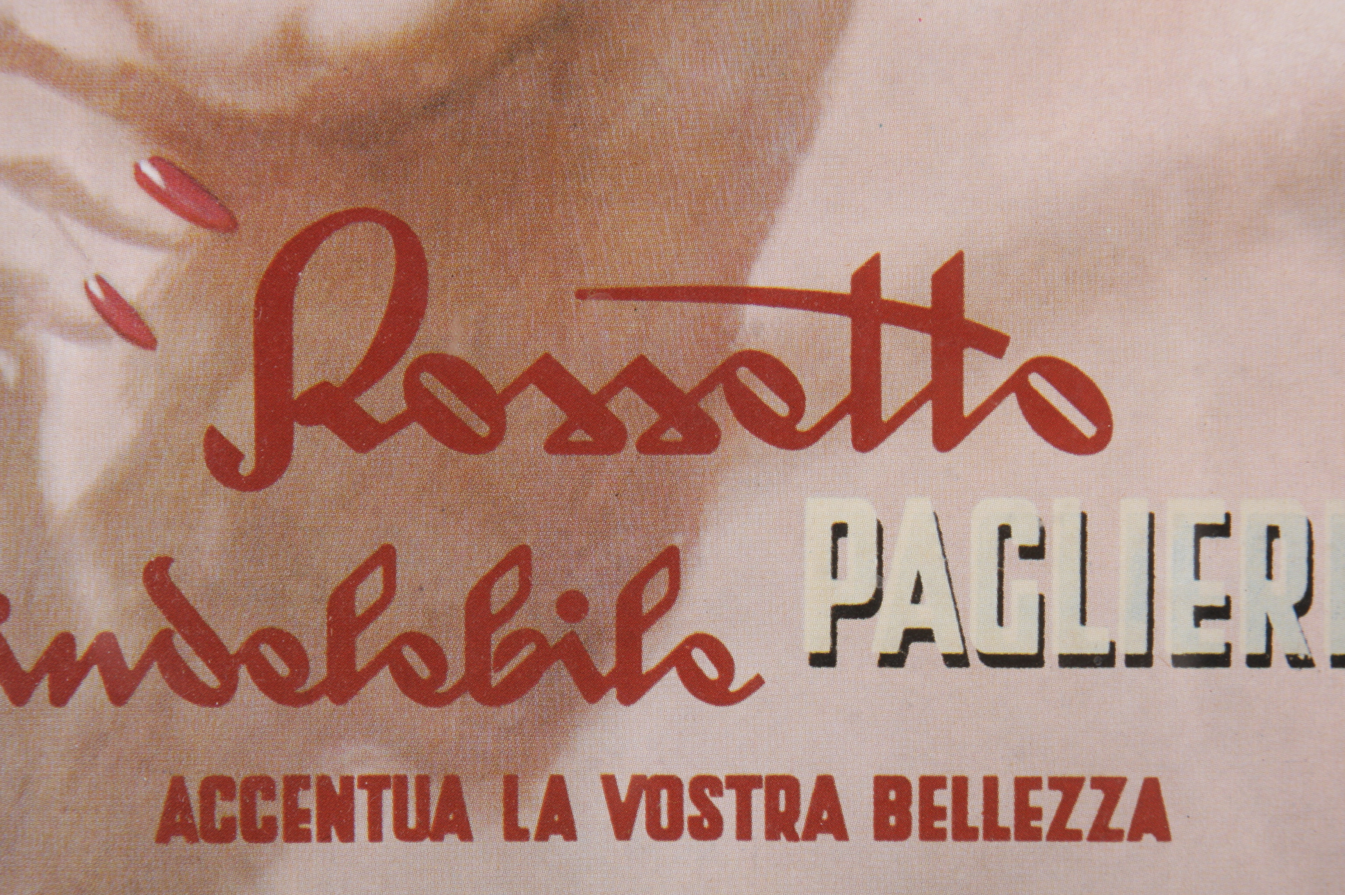 Rossetto Paglieri 1951 Lipstick Advertisemtn