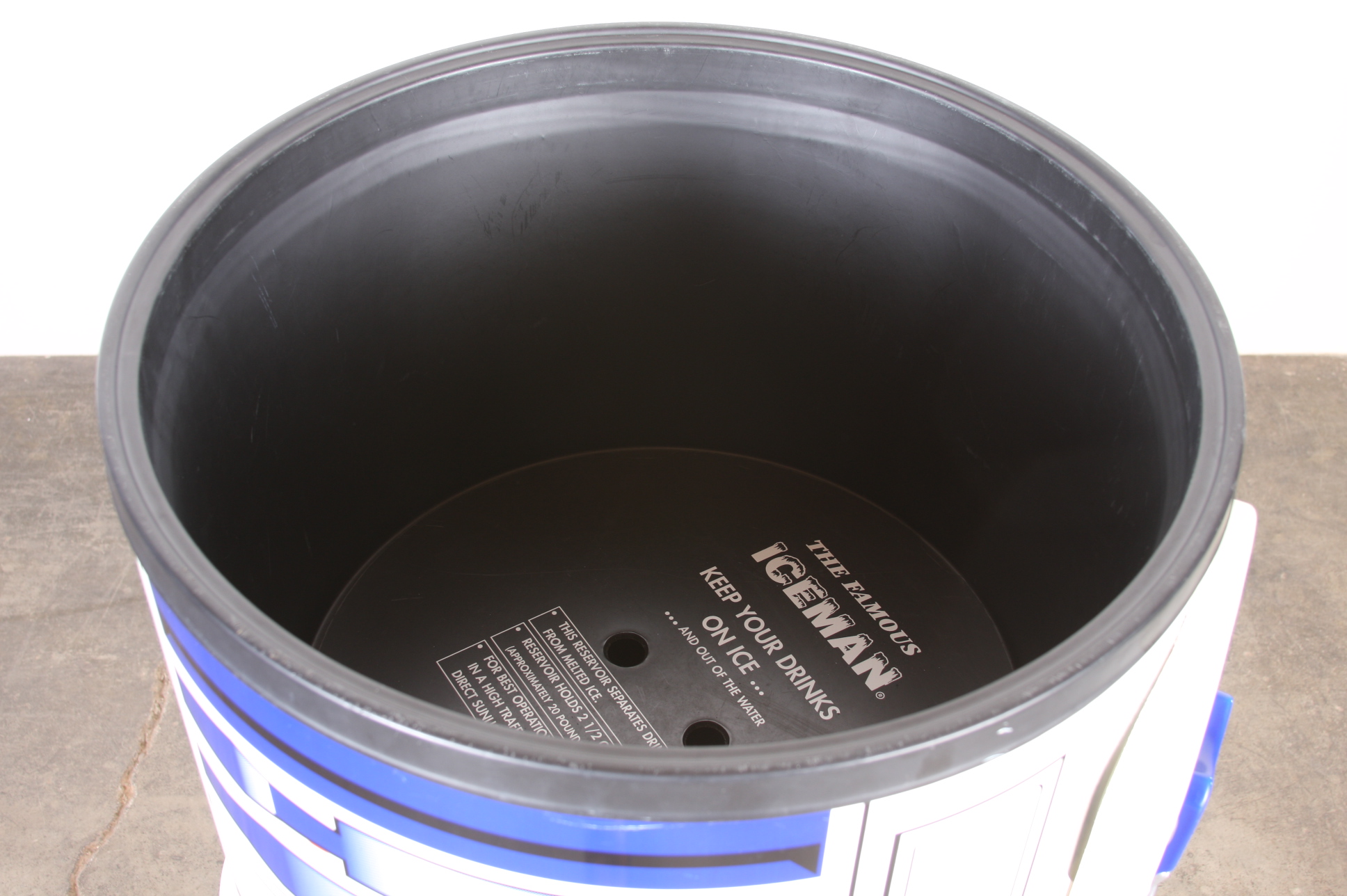 R2D2 Iceman Cooler Point Of Sale Pepsi Display Unit