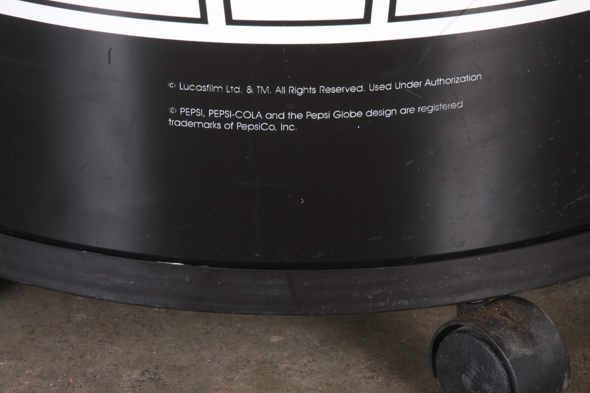 R2D2 Iceman Cooler Point Of Sale Pepsi Display Unit