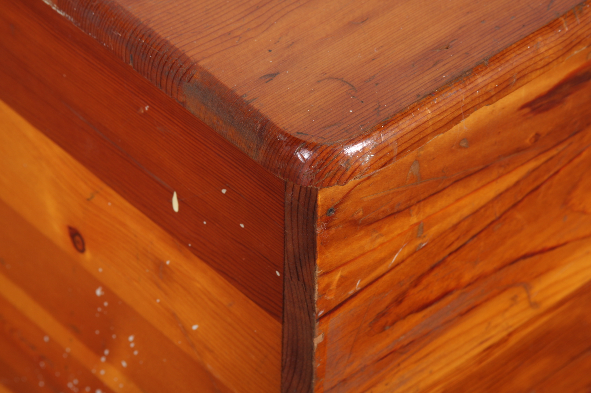 Knotty Pine Blanket Chest