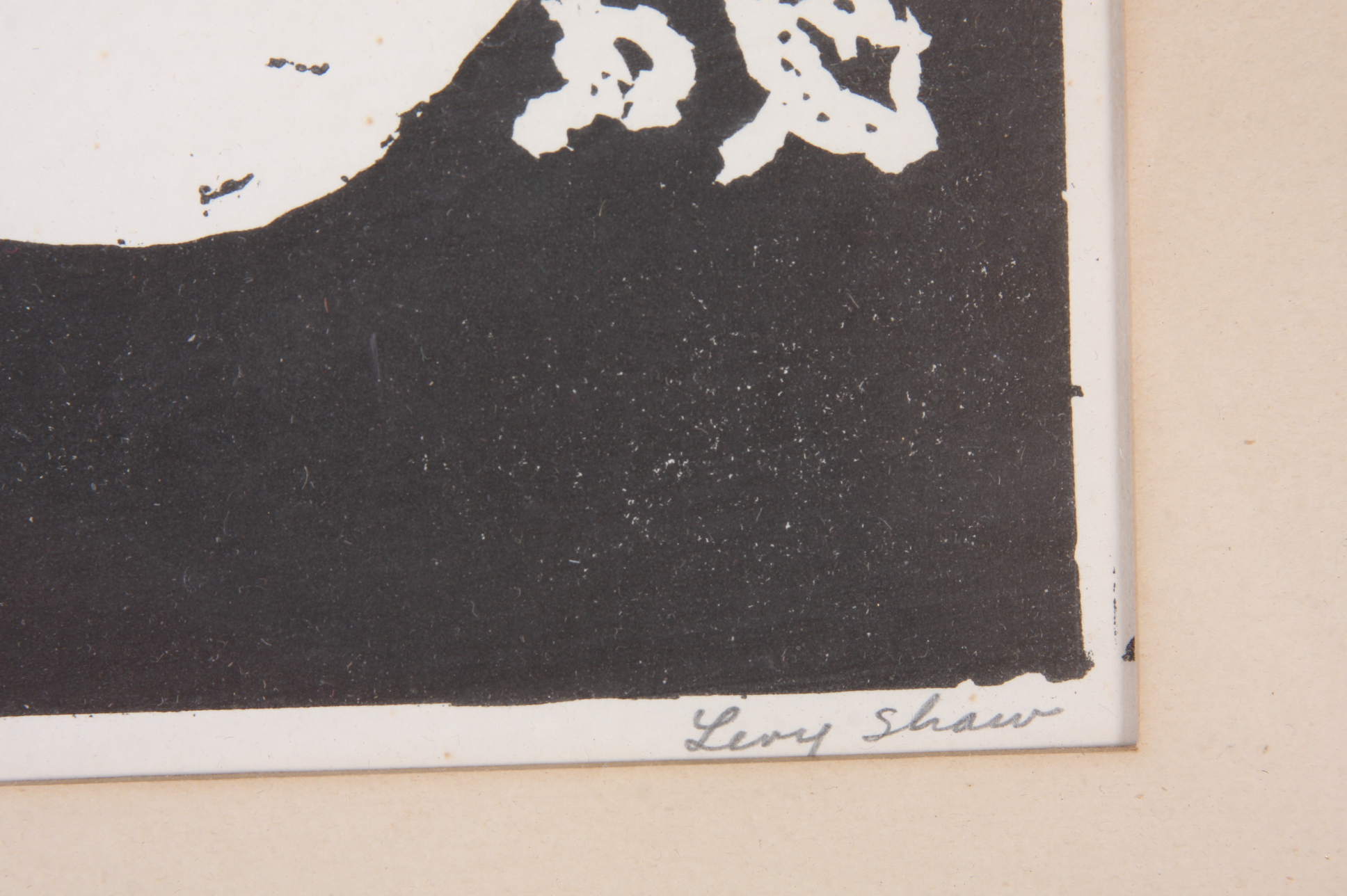 Original Evelyn Levy Shaw Relief Print