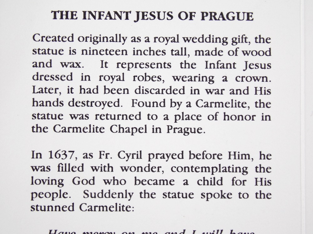 The Infant Jesus of Prague