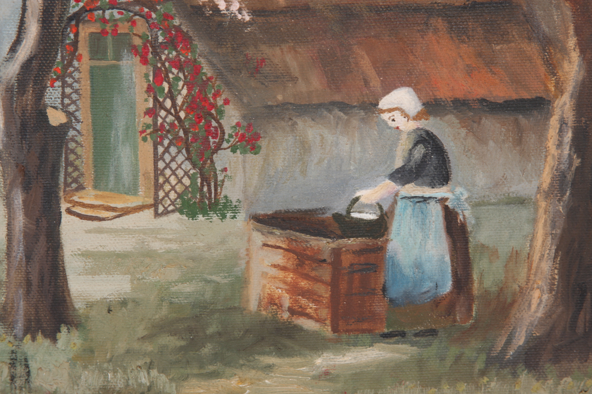 Original H.L. Muncie Oil on Canvas Painting