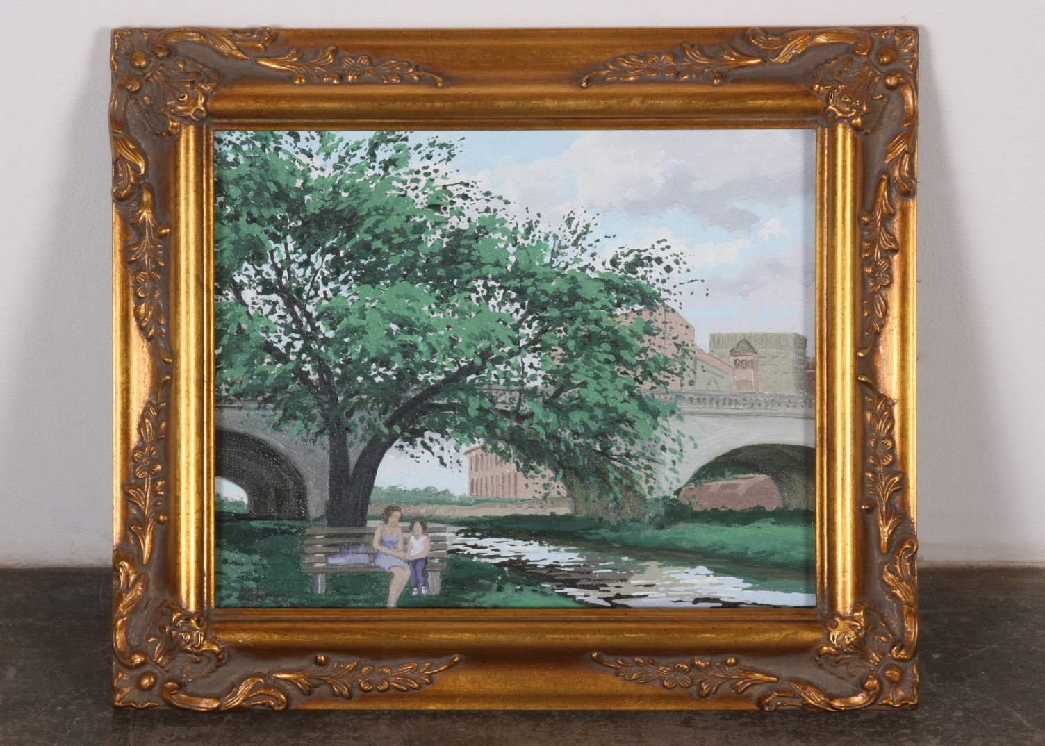 Original Tom Lohre Oil on Canvas Painting 