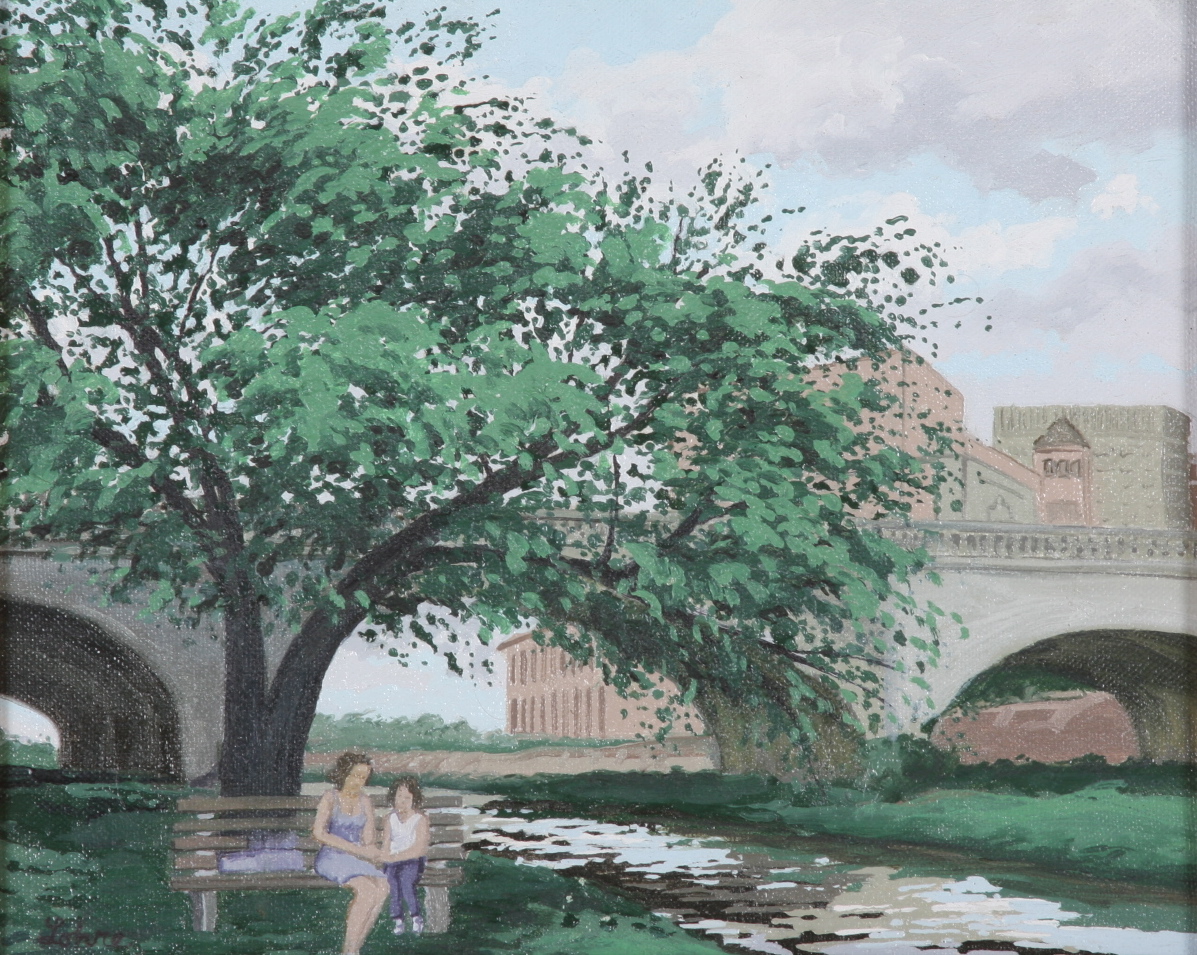 Original Tom Lohre Oil on Canvas Painting 