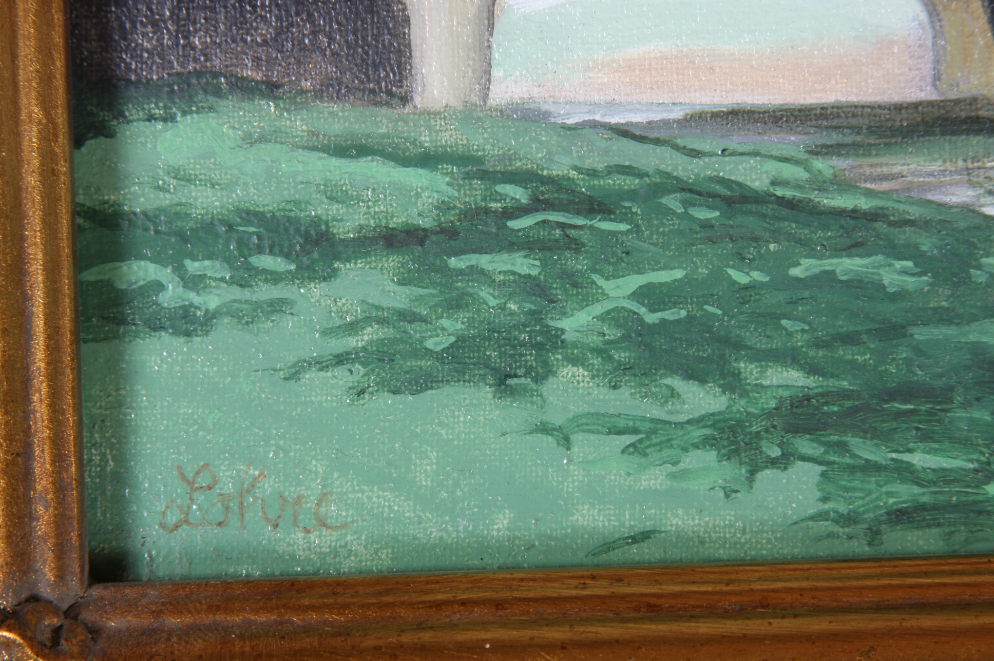 Original Tom Lohre Oil on Canvas Painting 