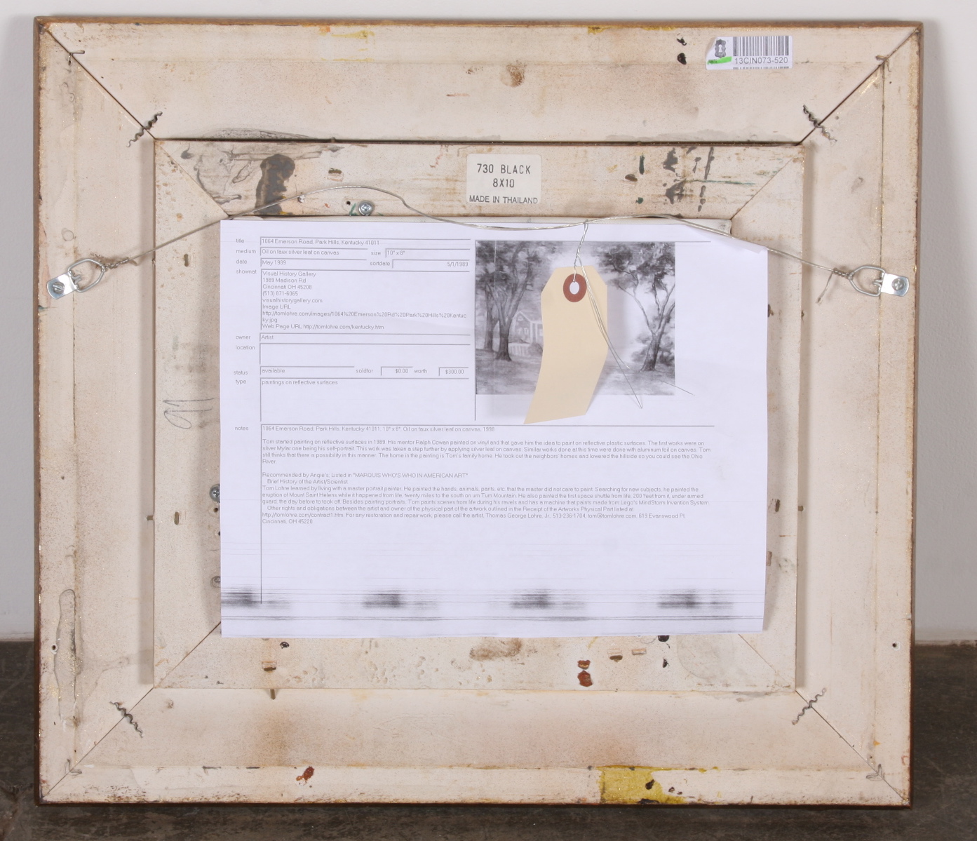 Original Tom Lohre Oil on Canvas Painting 