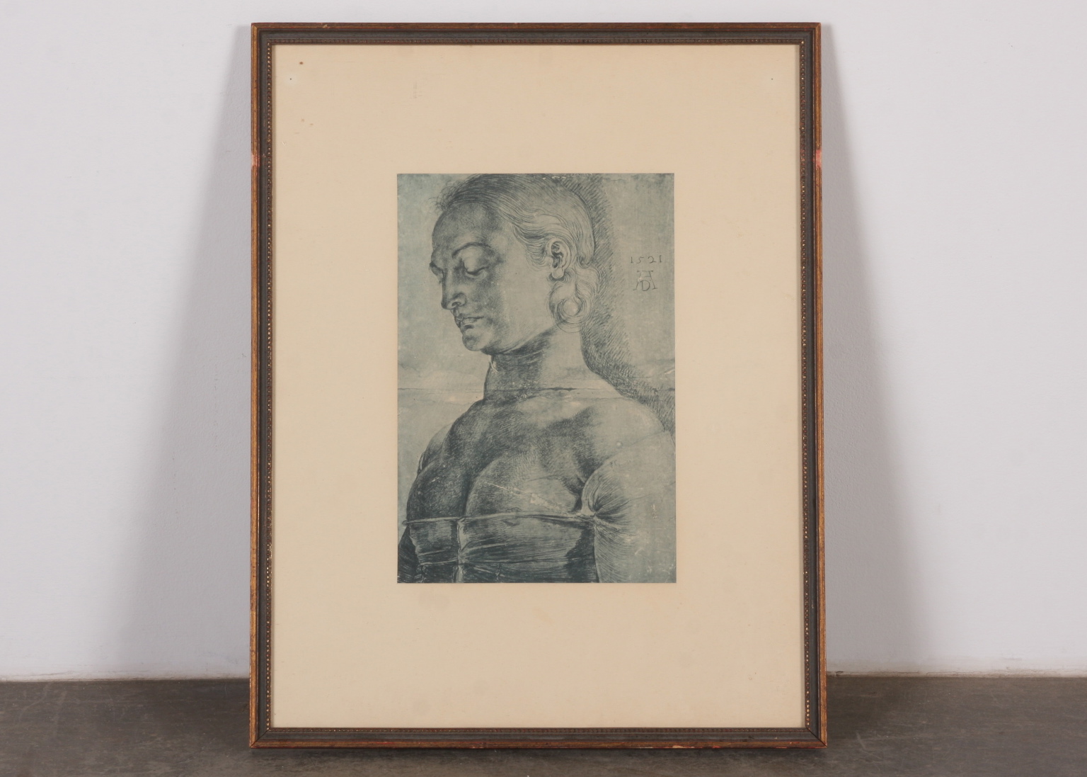 Photo Offset Litho Reproduction Of Albrecht Durer Engraving