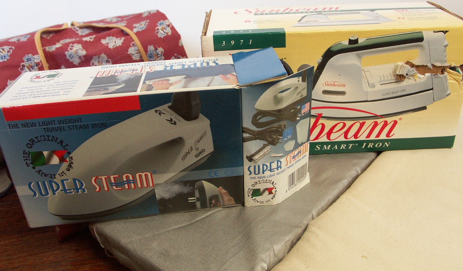 Lot Irons and Ironing Accessories