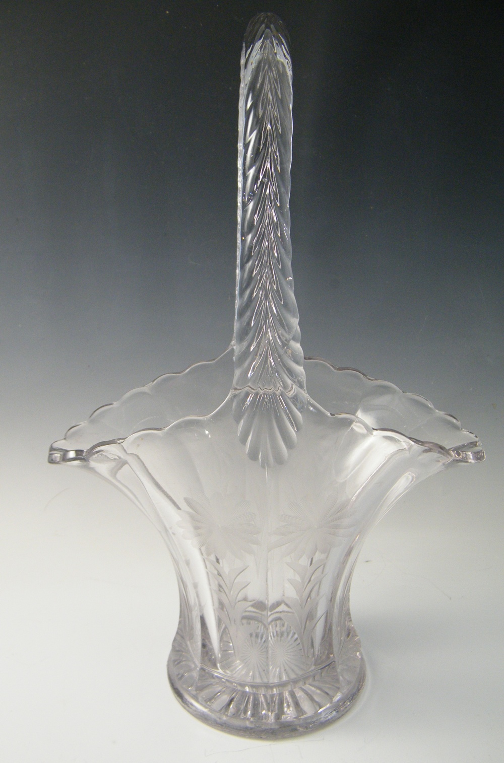 Vintage Pressed Glass Baskets