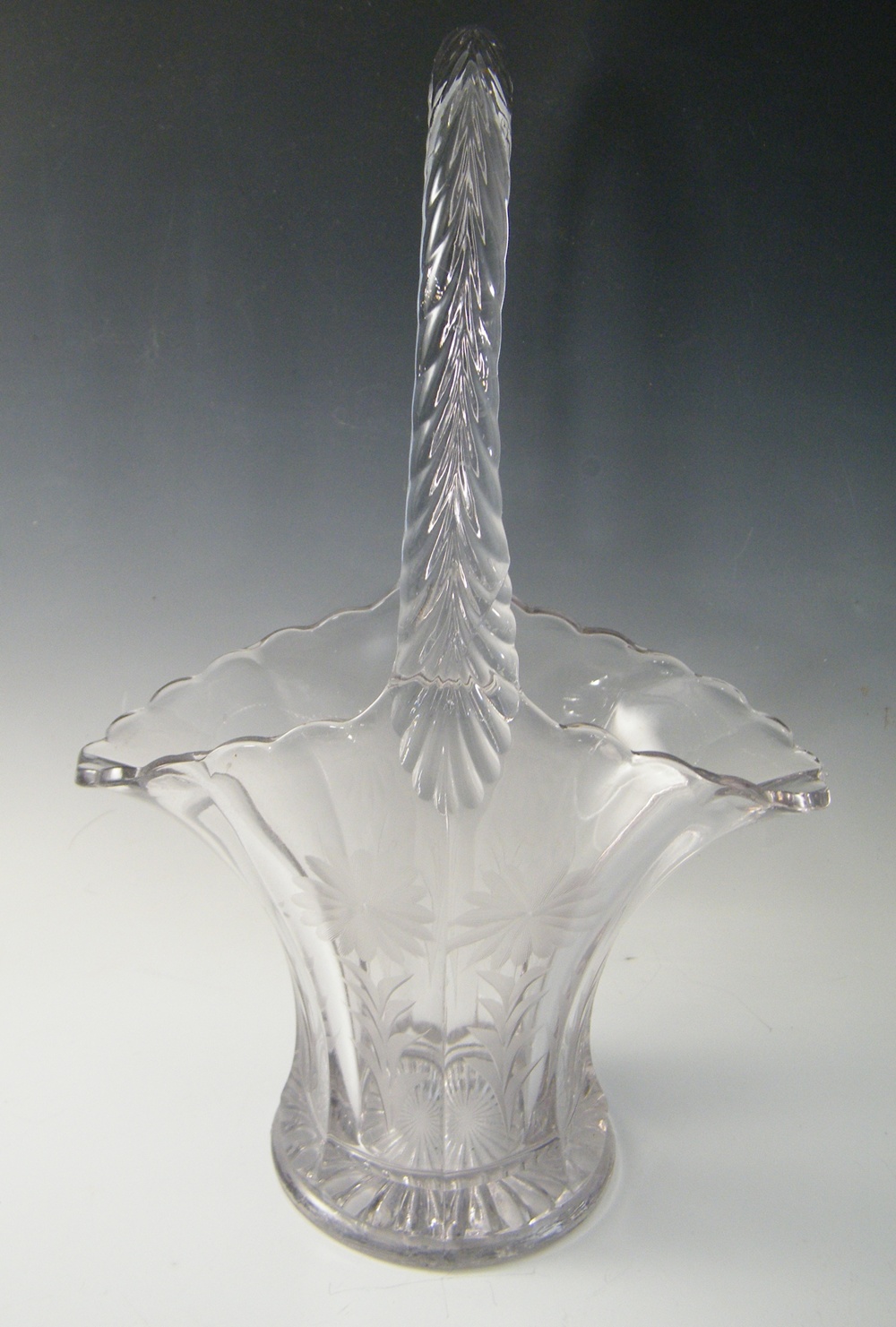 Vintage Pressed Glass Baskets