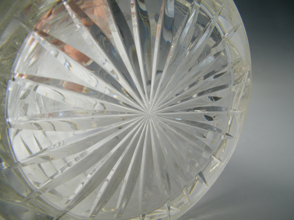 Vintage Etched Glass Pitchers and Vase