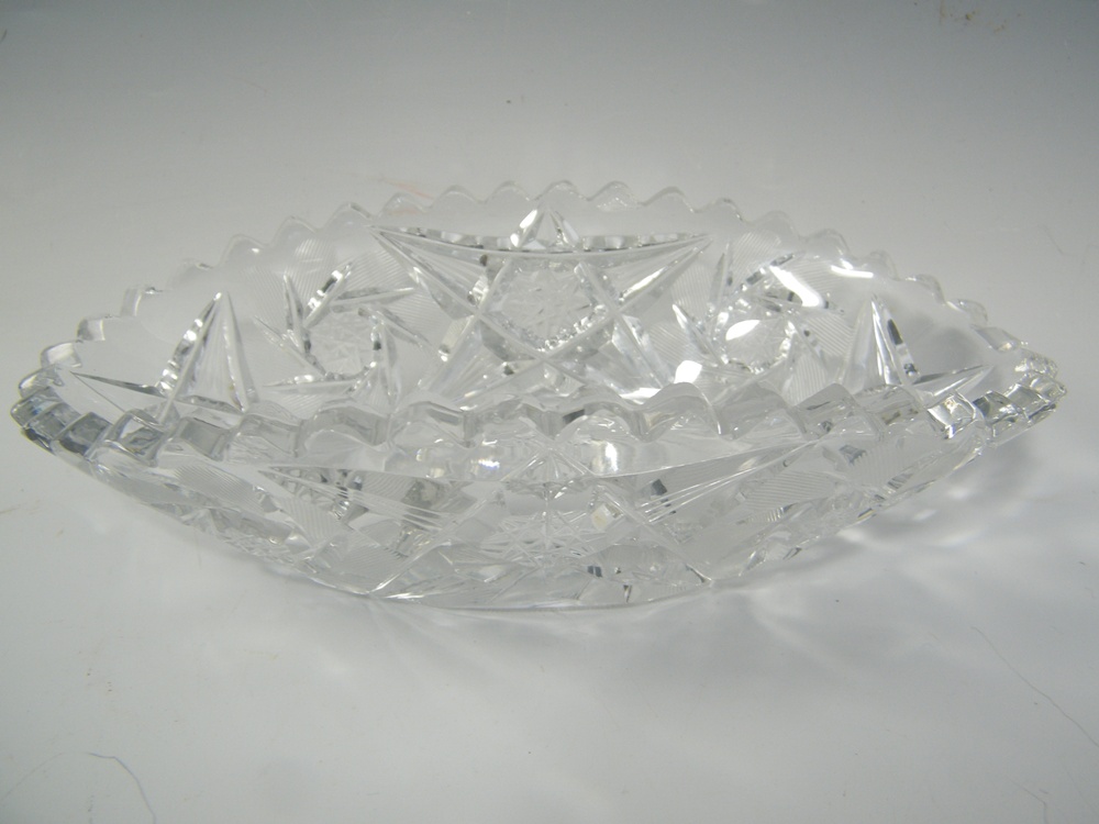 Cut Glass Serving Dishes