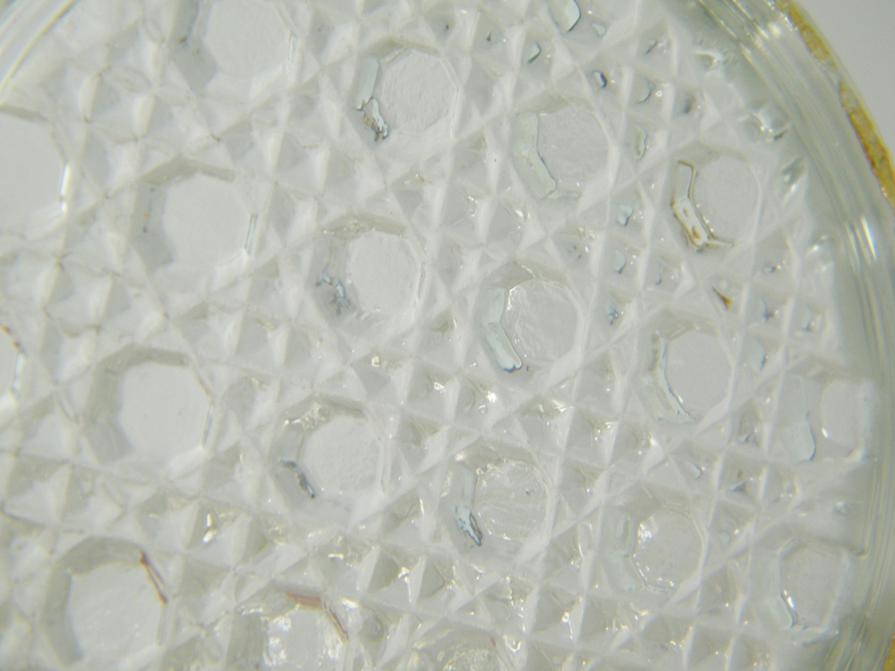 Vintage Salt Cellars and Depression Lattice Bowl