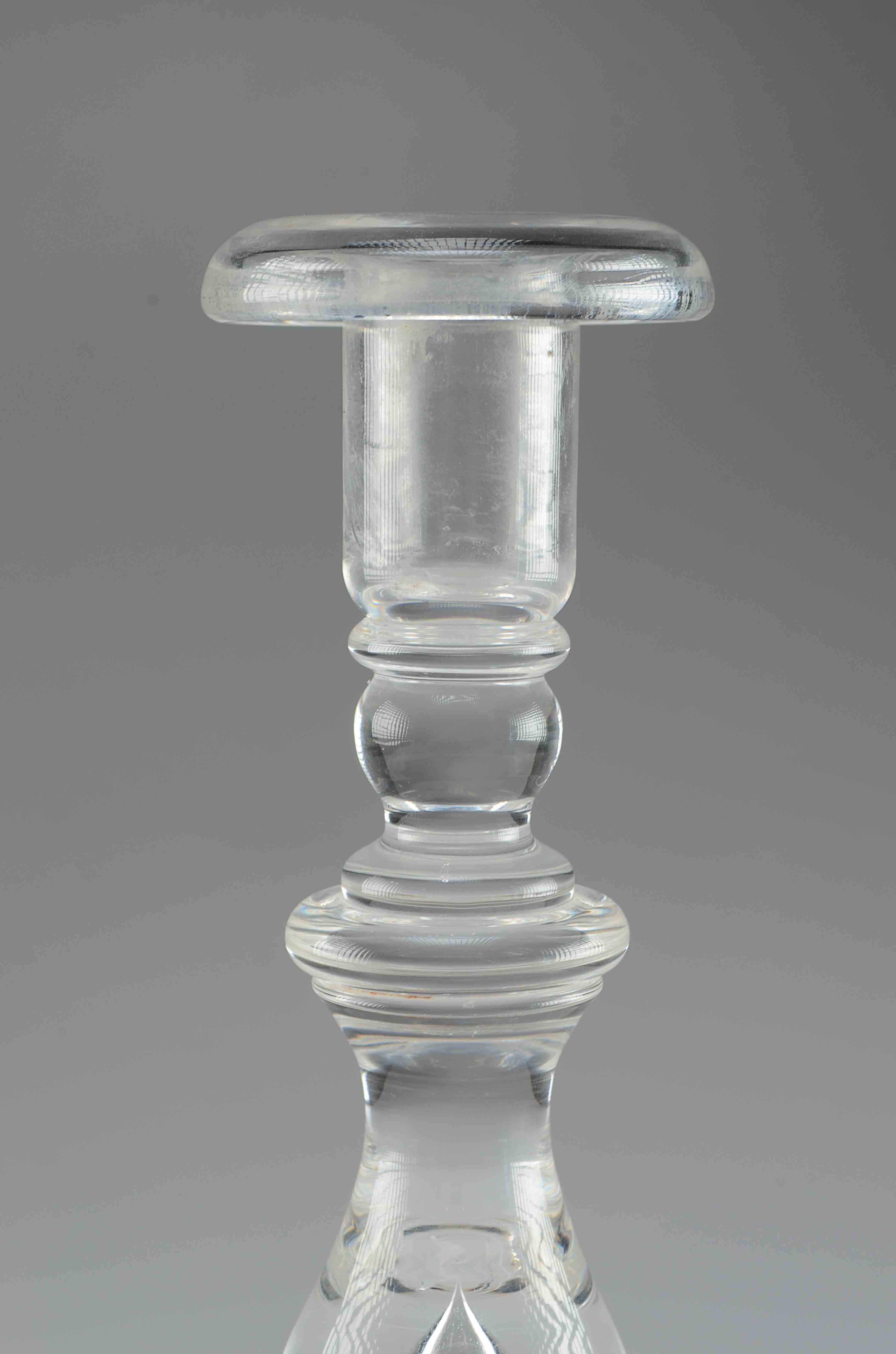 Steuben Art Glass Blown Candle Holder