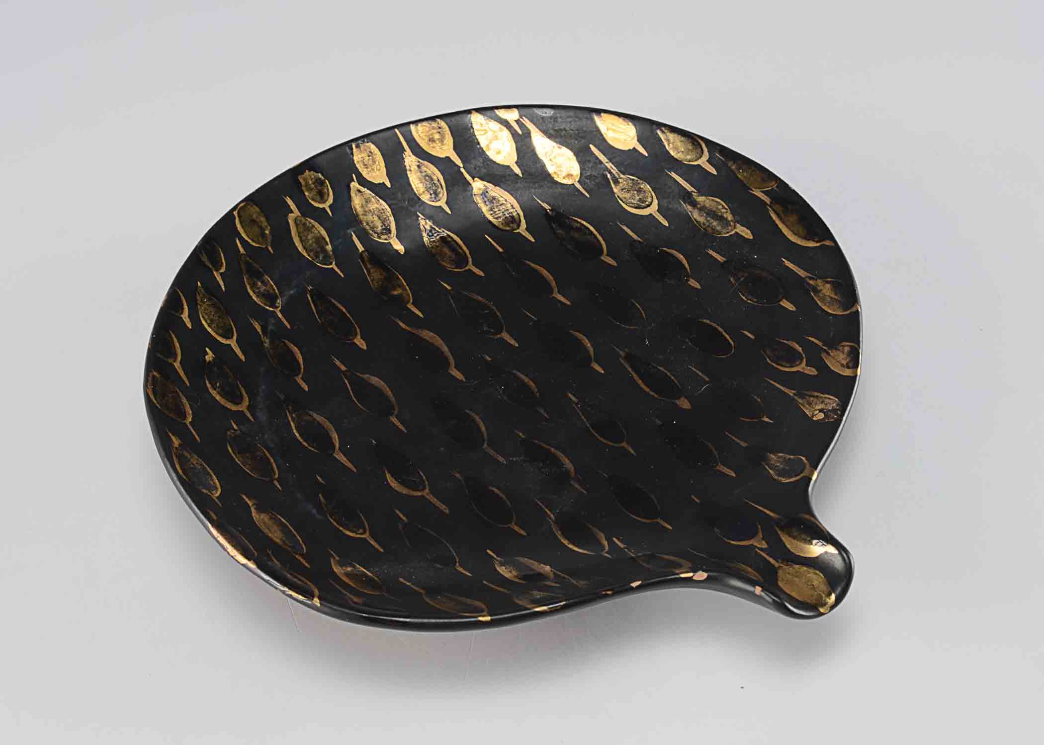 Mod Hand Painted Ceramic Tray