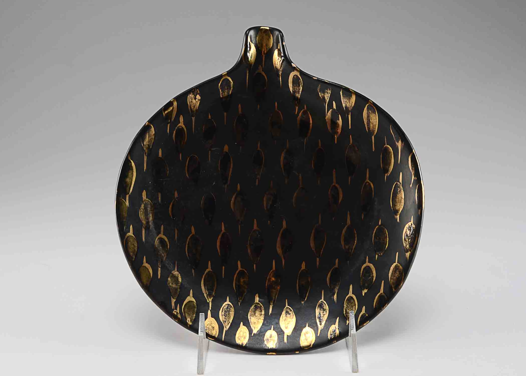 Mod Hand Painted Ceramic Tray