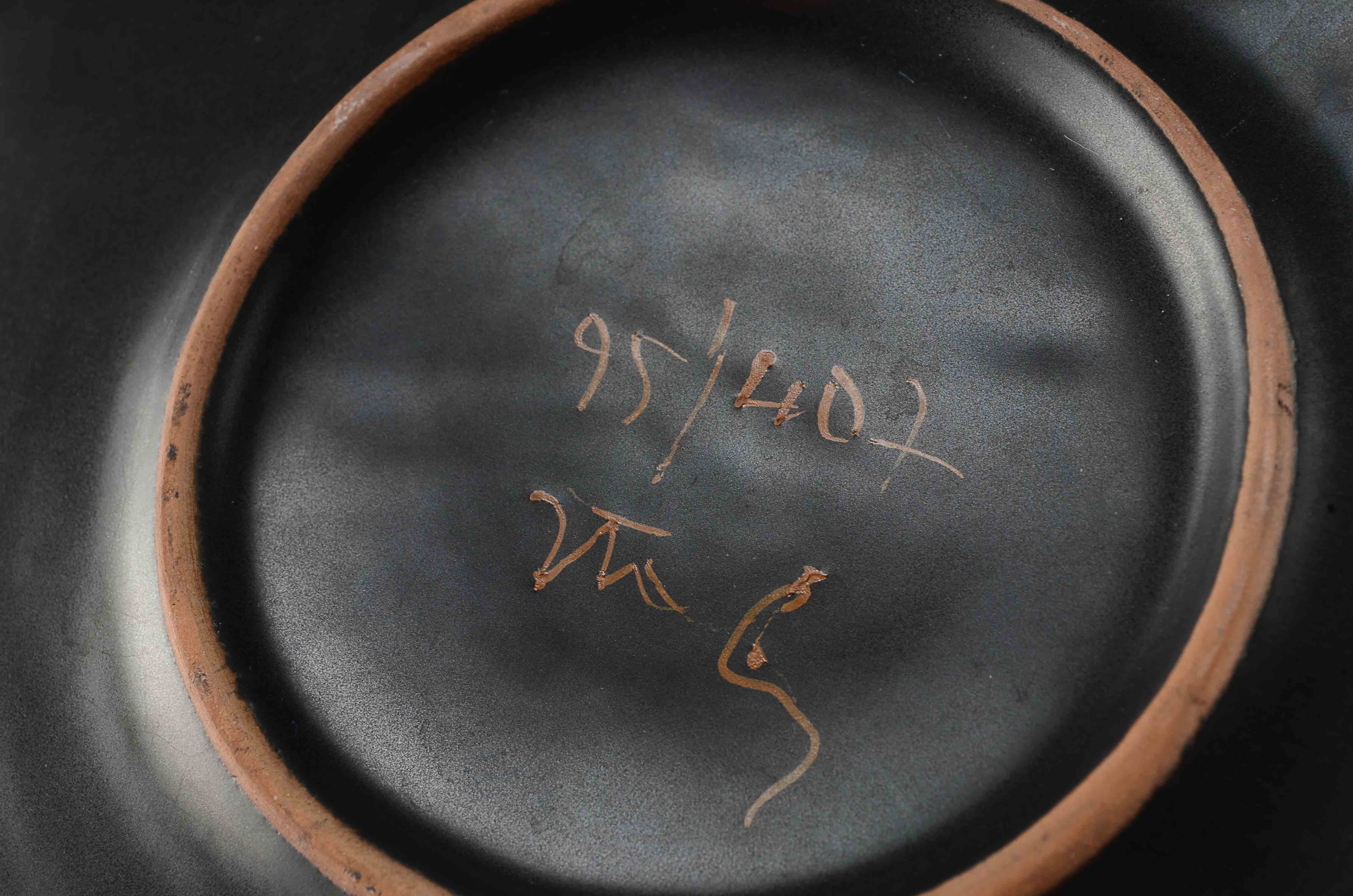 Mod Hand Painted Ceramic Tray