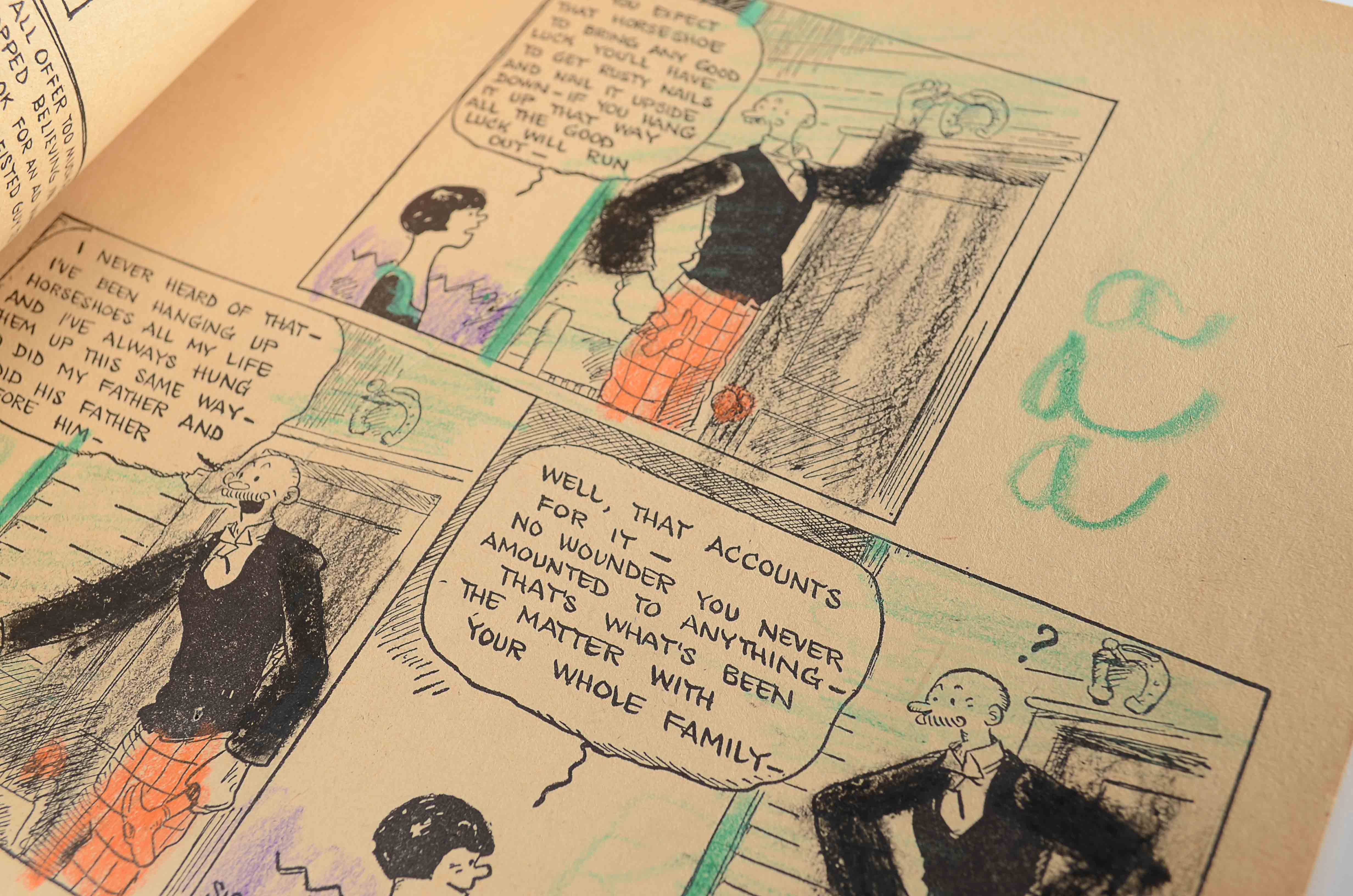 C 1925, Cartoon Book ' The Gumps' 