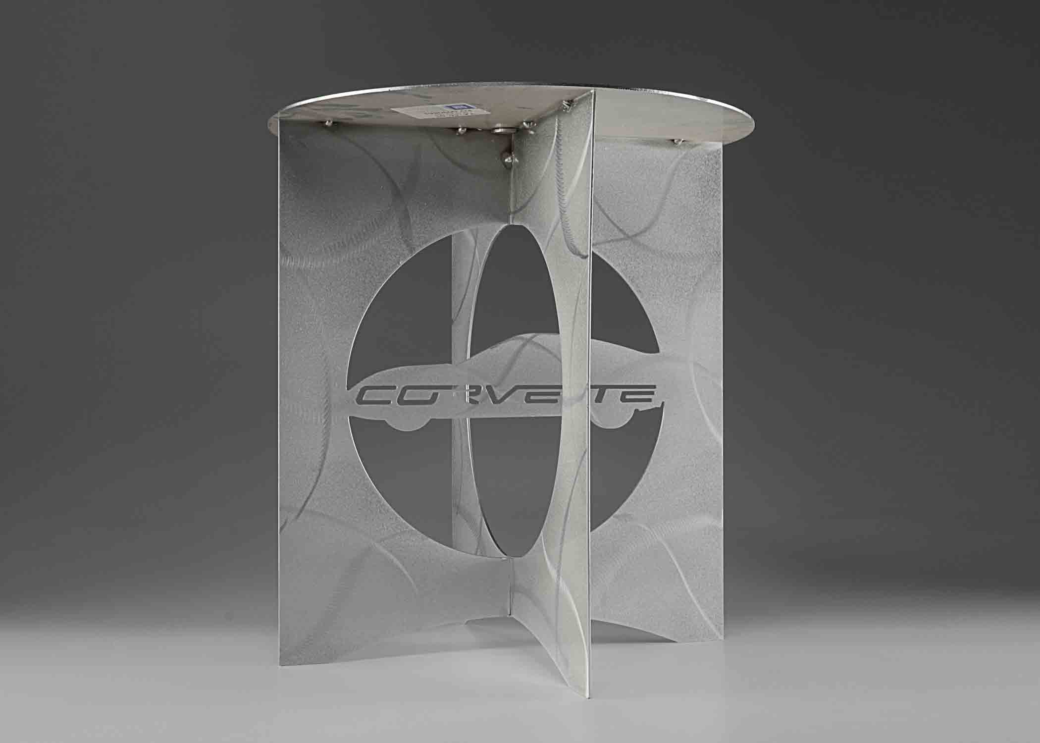 Metal Corvette Side Table