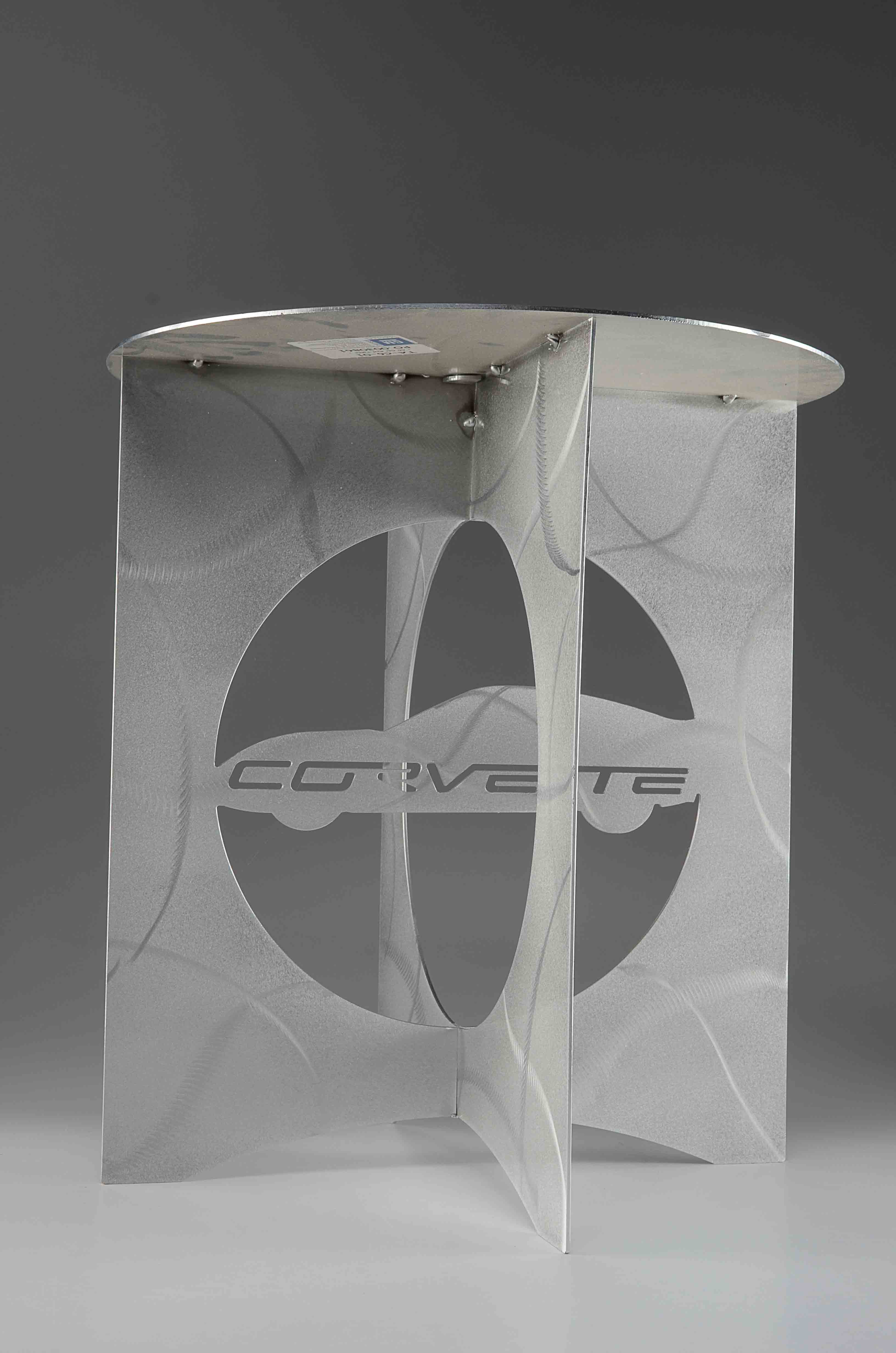 Metal Corvette Side Table