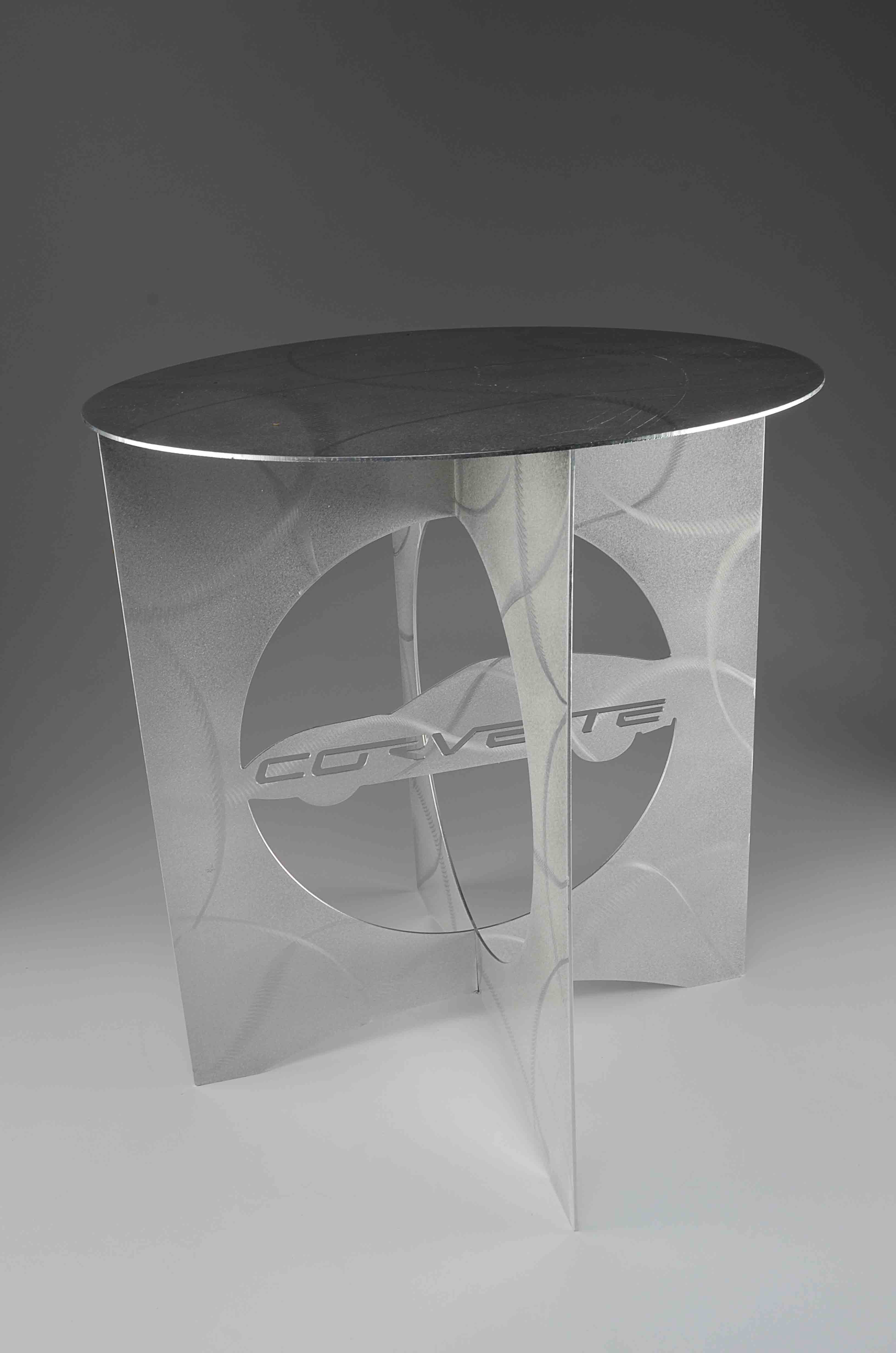 Metal Corvette Side Table