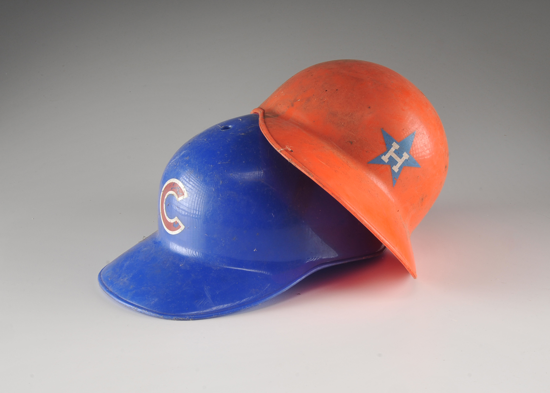 Pair Vintage Collectible Batting Hats